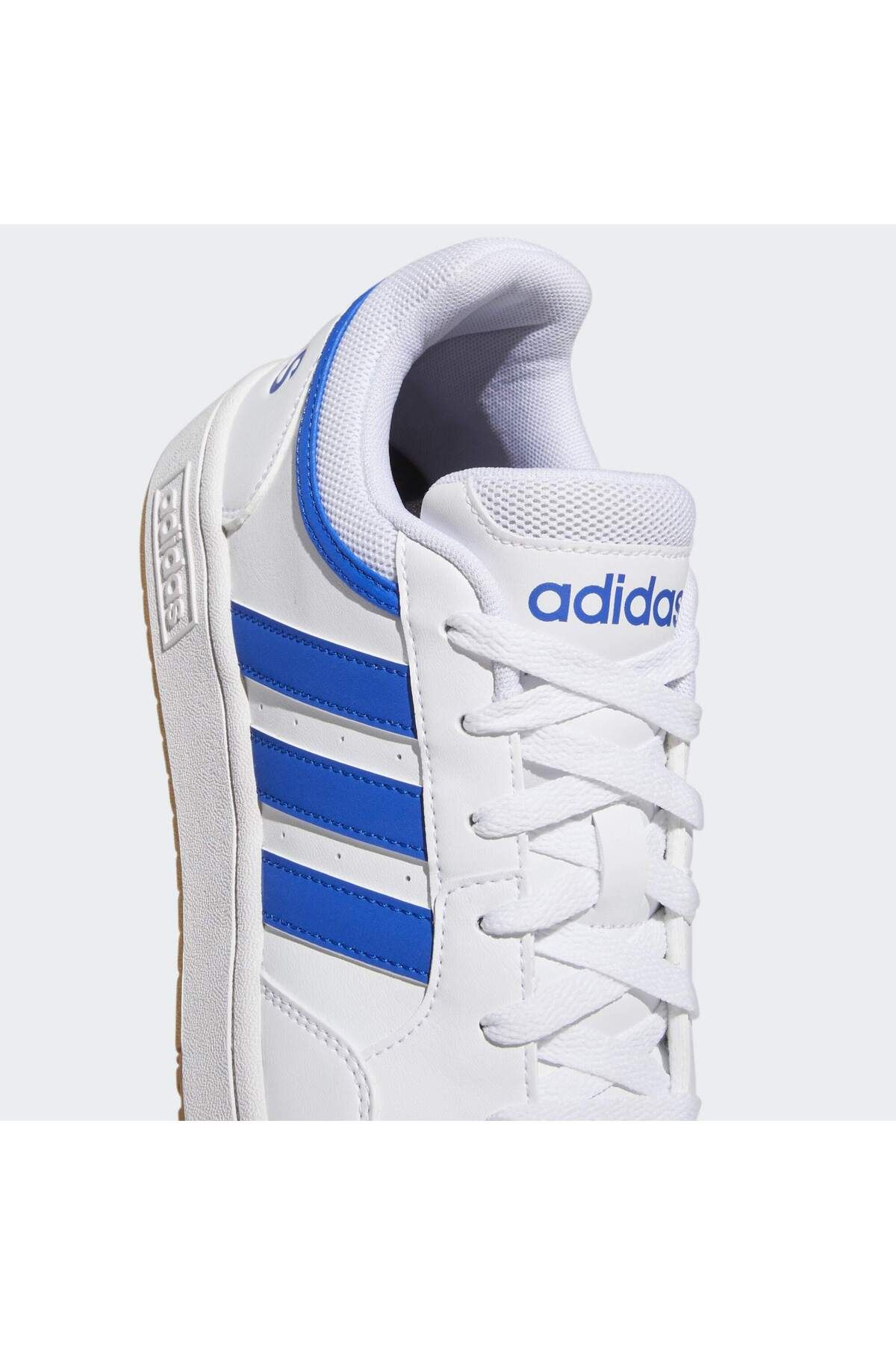 اسنیکر سفید زنانه Hoops 3.0 کفش ورزشی کلاسیک VintageERKEK Low GY5435 adidas