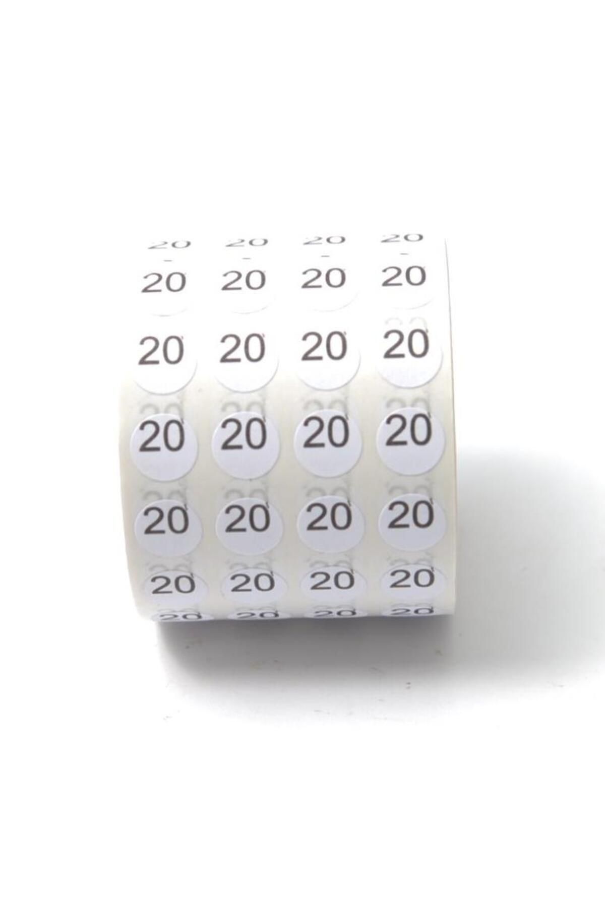 FDM-Numbered Sticker Number 27 (1 Roll 3500 Pcs) 2