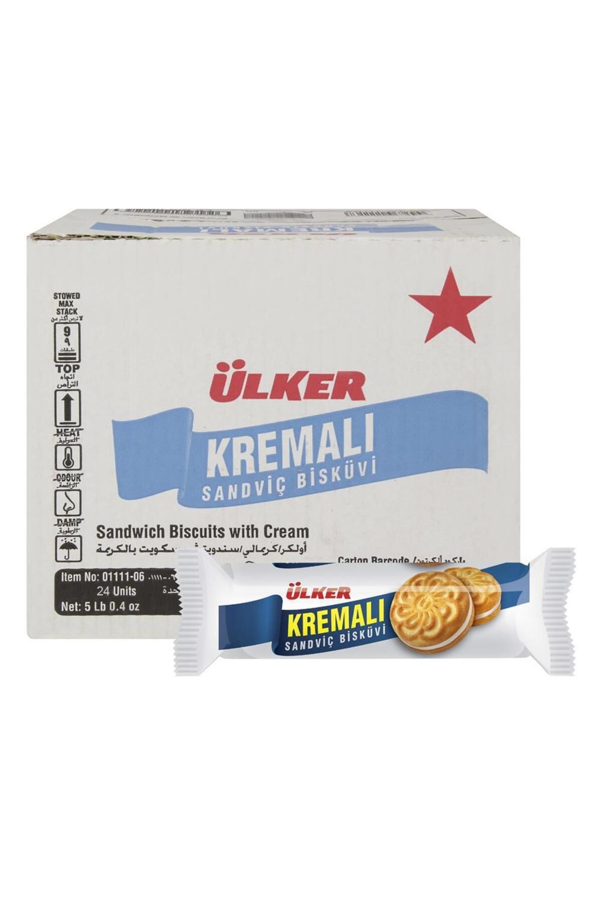 Ülker Kremalı Sandviç Bisküvi 61 g x 24 Adet