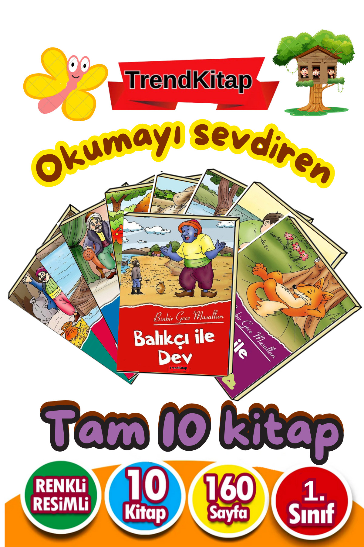 Ata Yayıncılık 1.sınıflar Için Kitap Okumayı Sevdiren Harika 10'lu Hikaye Kitabı Seti fotoğrafı 2 (önizleme)