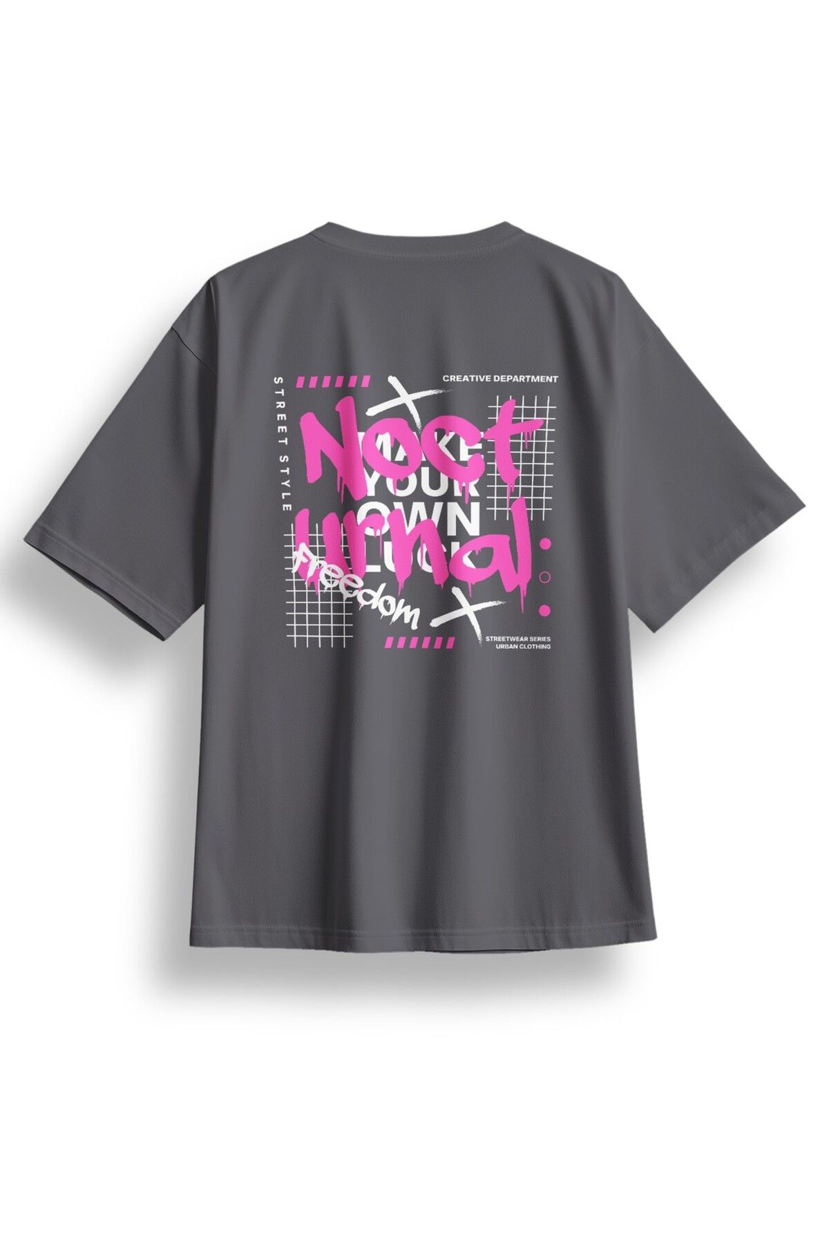 LUMARTA Oversize Nocturnal Baskılı Tshirt