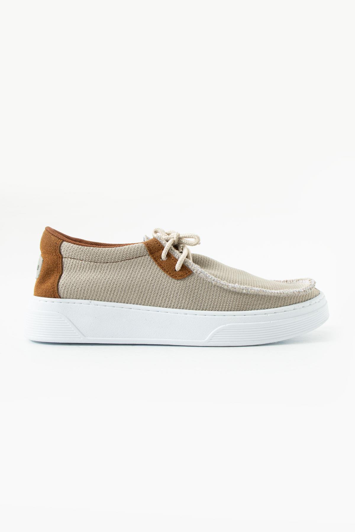 L.A Polo Bej Triko Erkek Loafer görsel 5