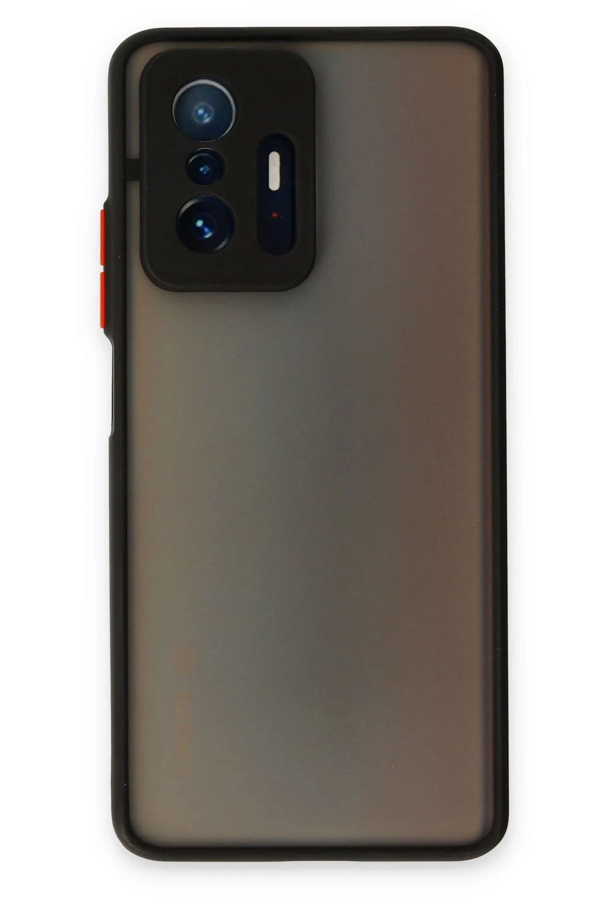 NewFace Xiaomi Mi 11T Pro Kılıf Montreal Silikon Kapak - Siyah FERRG