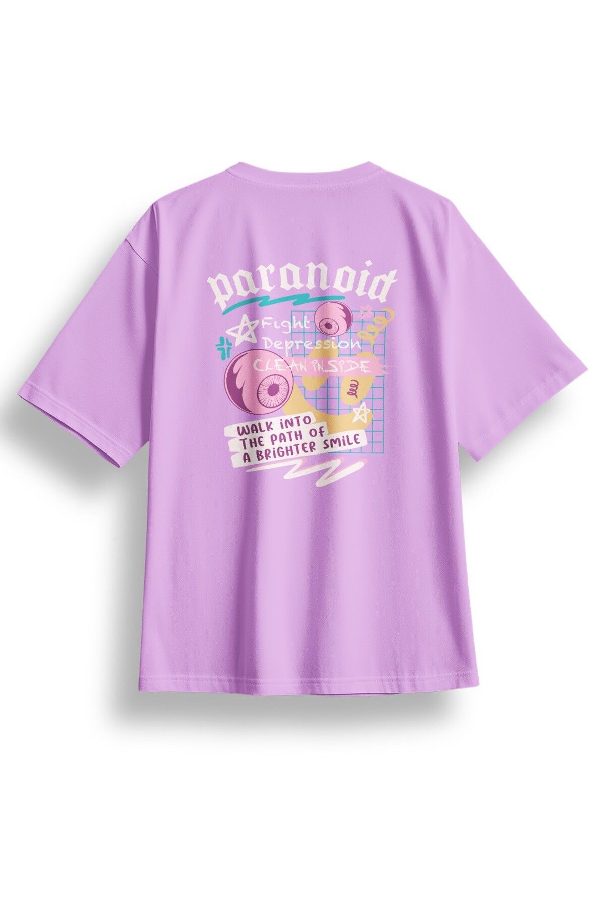LUMARTA Oversize Paranoid Baskılı Tshirt
