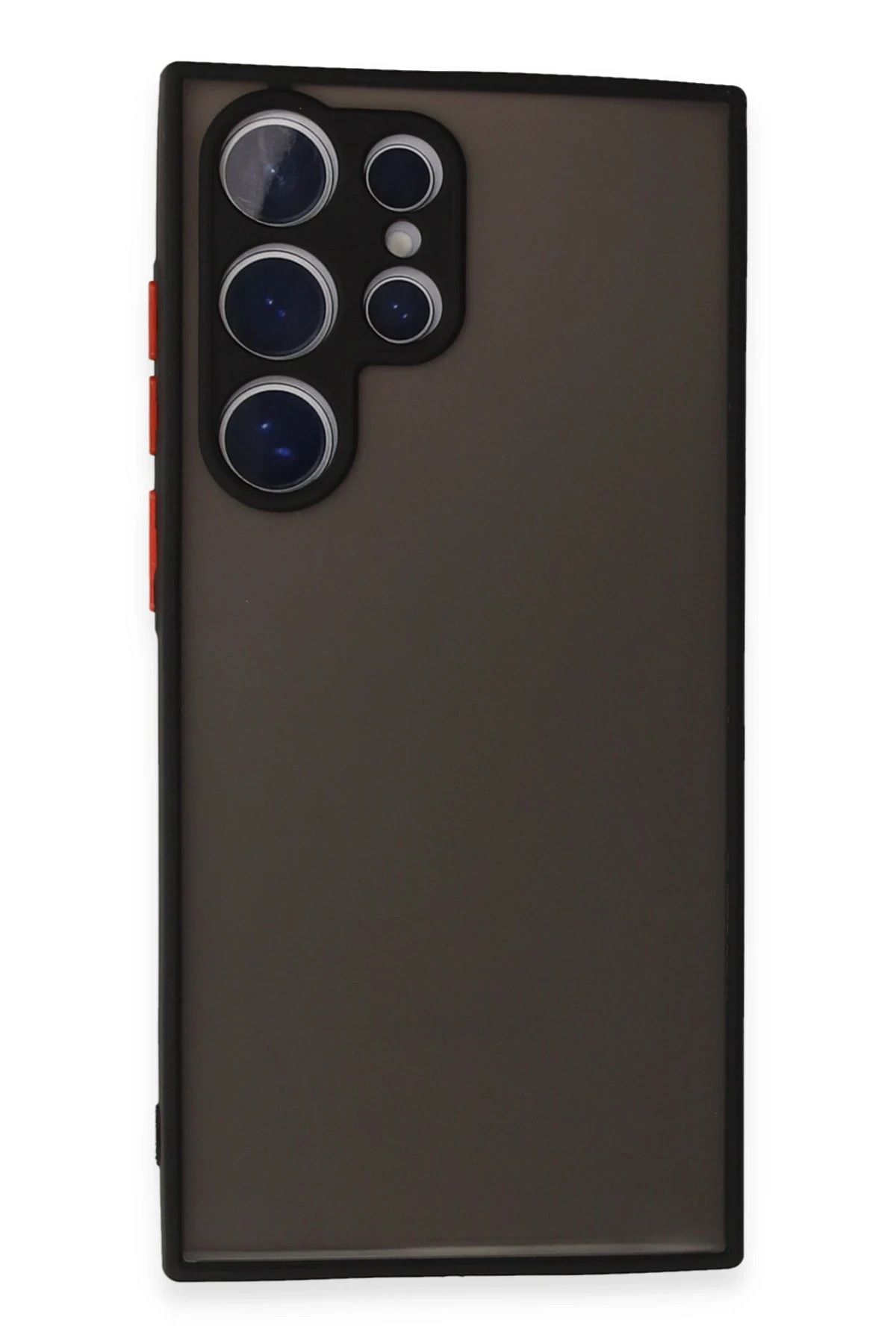 NewFace Samsung Galaxy S24 Ultra Kılıf Montreal Silikon Kapak - Siyah FERRG