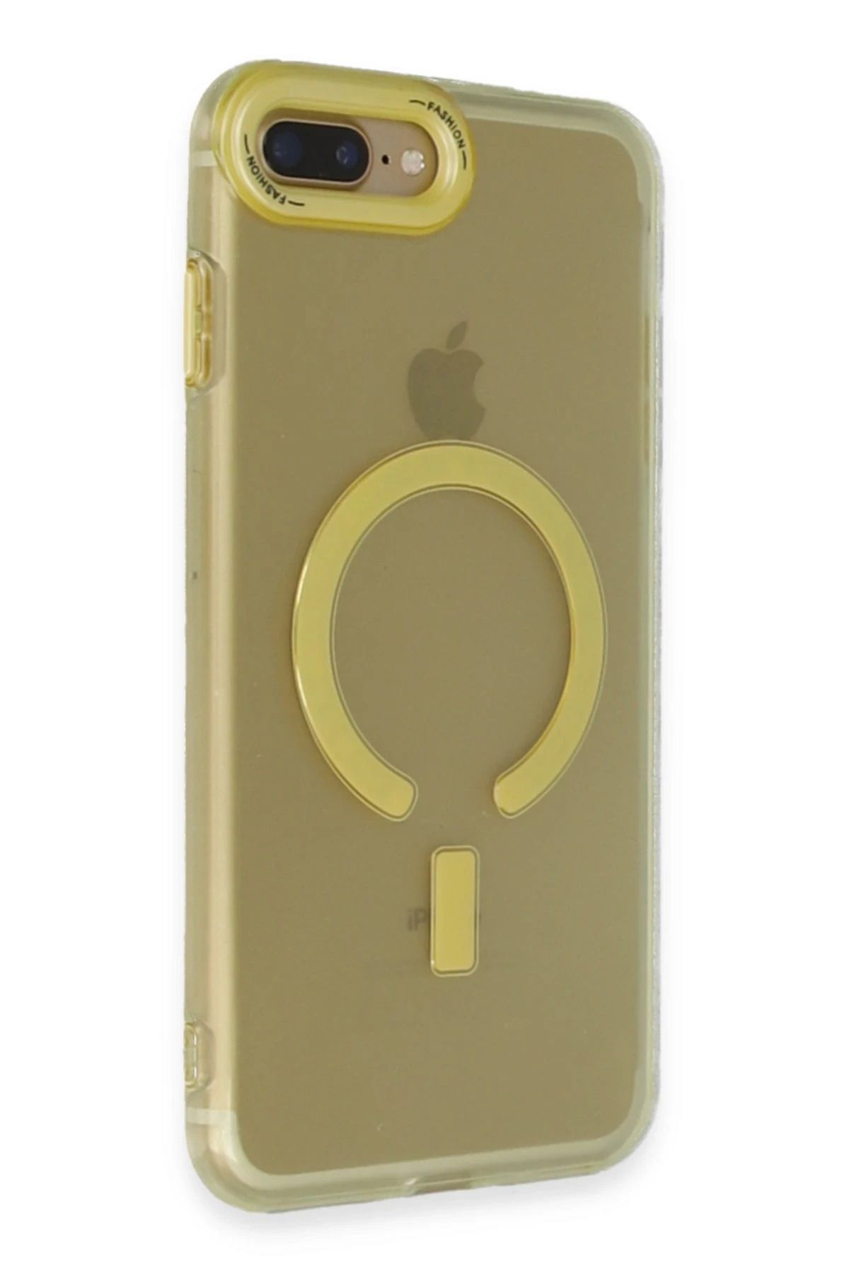 NewFace iPhone 7 Plus Kılıf Troy Magsafe Kapak - Sarı JOJUA