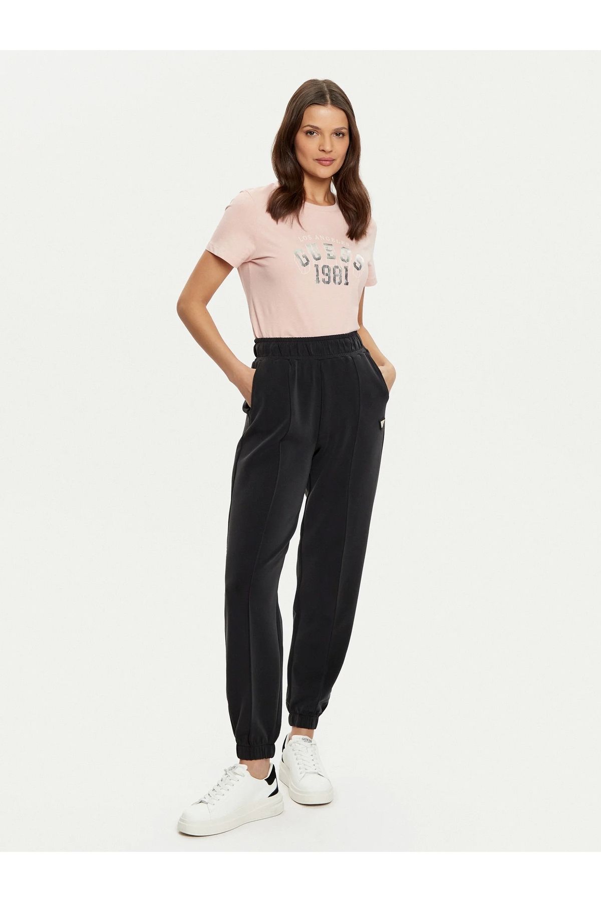 Guess Martına Ss T-Shırt Kadın Pembe T-Shirt V5RI06I3Z14-PGLS