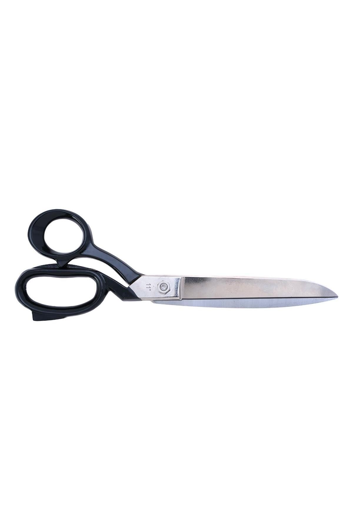 Get Lock-Fdm Linate 247-11 Tailor Scissors with Nut Black Handle D-152 No:11 (27.5 cm) 4