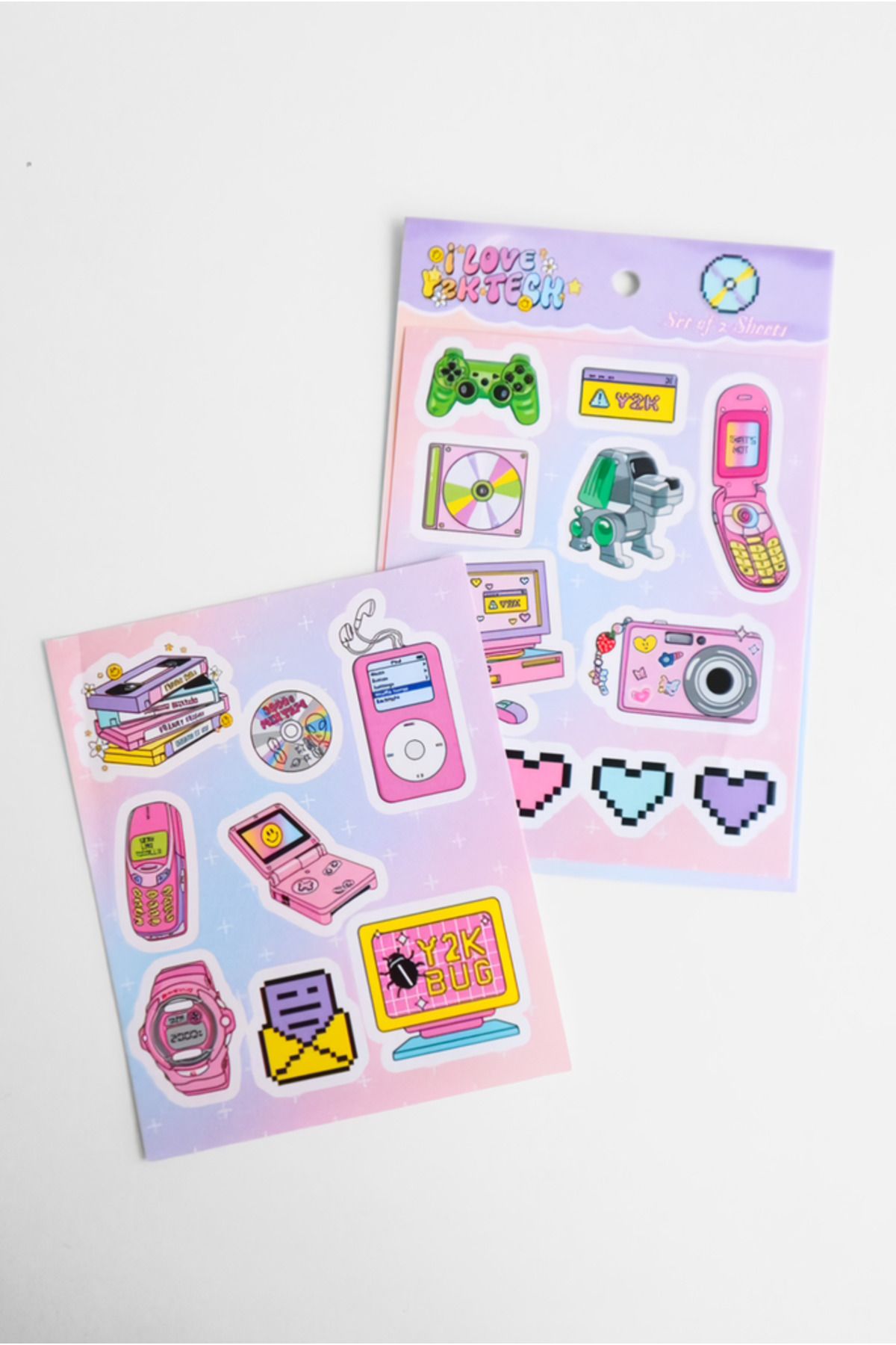 EFBUTİK Love Y2K Sheet 2'li Sticker Set