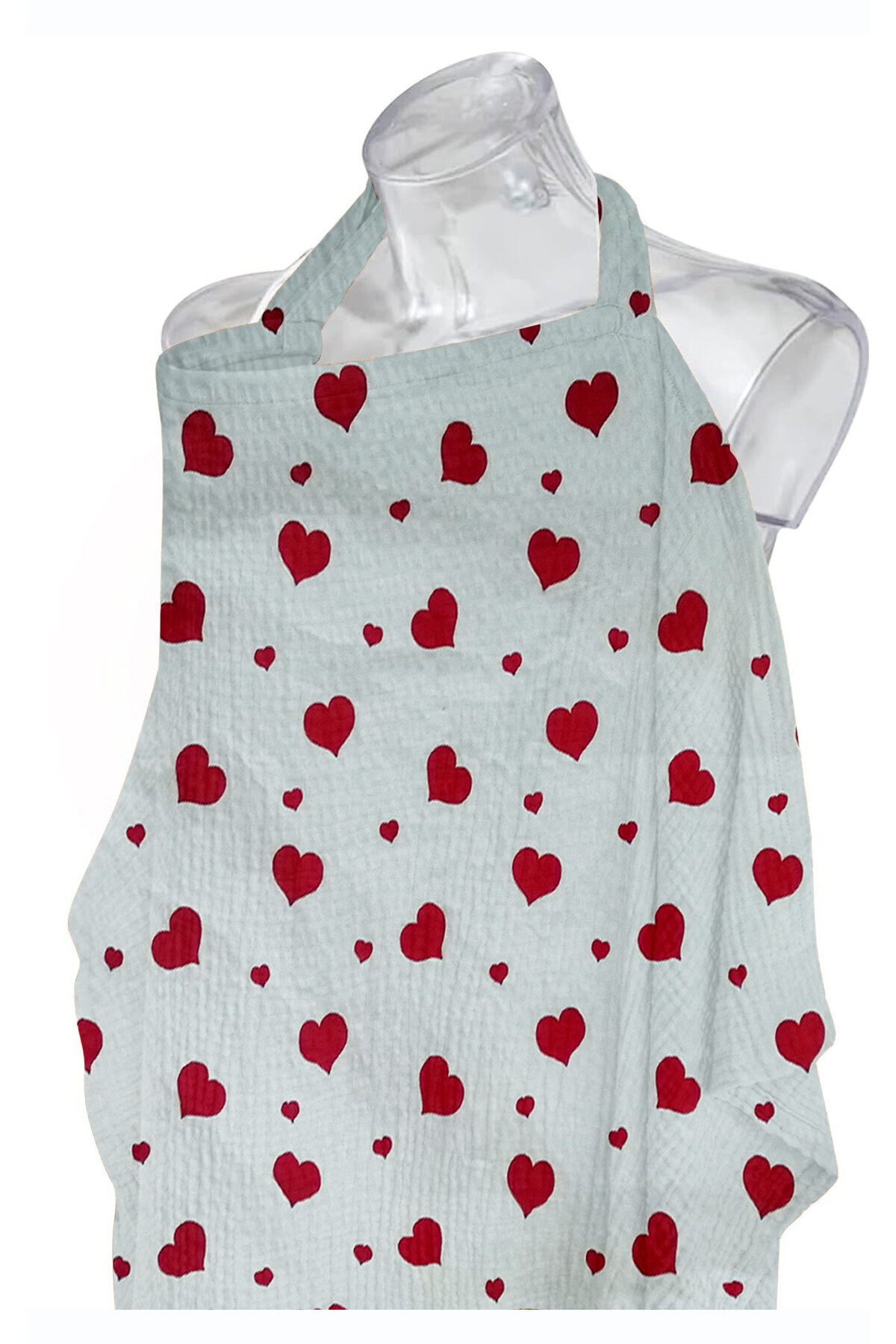 HALZEY Balenli Emzirme Örtüsü %100 Pamuk Oeko-tex Sertifikalı Organik Kumaş, 80x100 Cm Emzirme Önlüğü fotoğrafı 4 (önizleme)