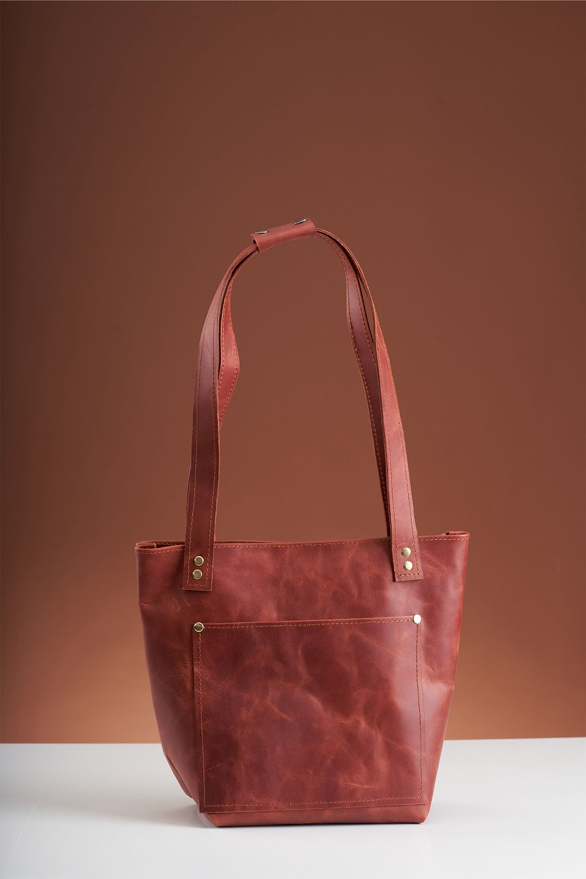 CGN Leather Tote Çanta