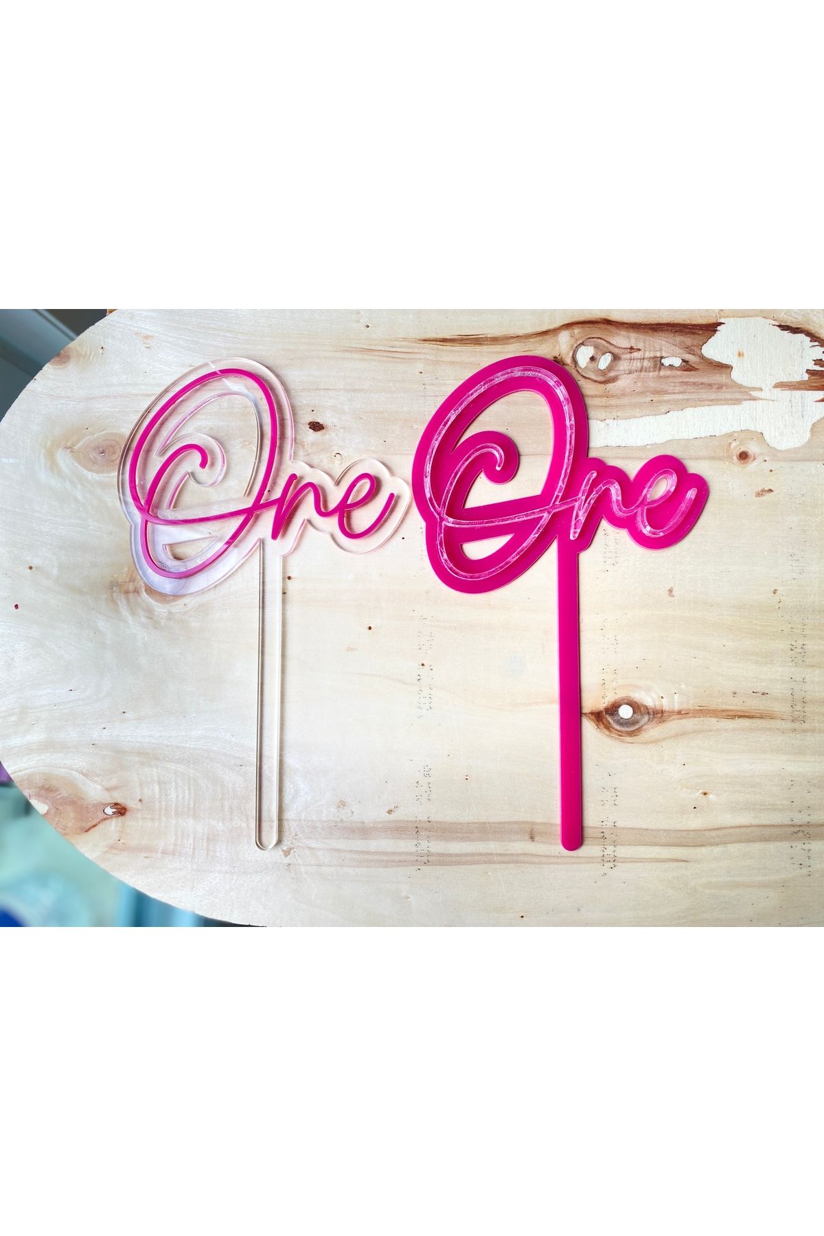Boncukafası-One 1 Year Old Cake Decoration Party Material 4