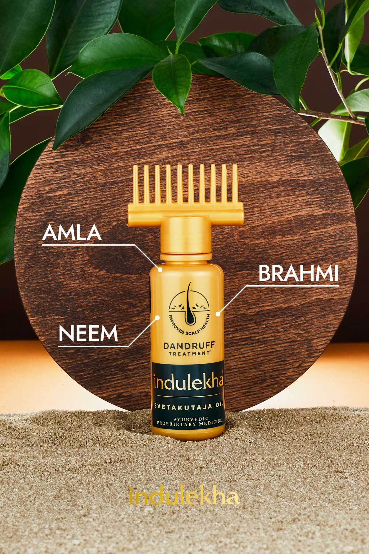 Indulekha Svetakutaja Oil Kepek Karşıtı Bitkisel Saç Bakım Yağı 100 ml