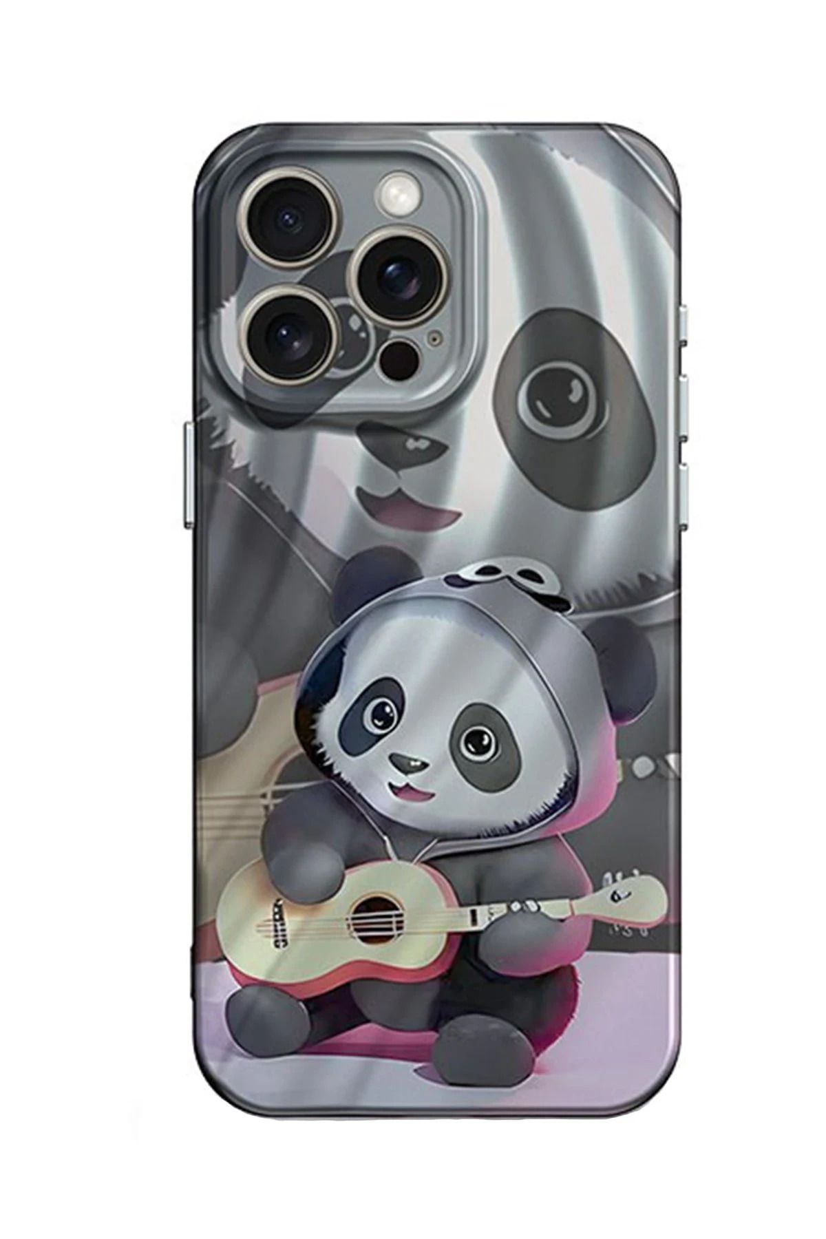 NewFace iPhone 14 Pro Kılıf Crew Desenli Kapak - Panda JOJUA