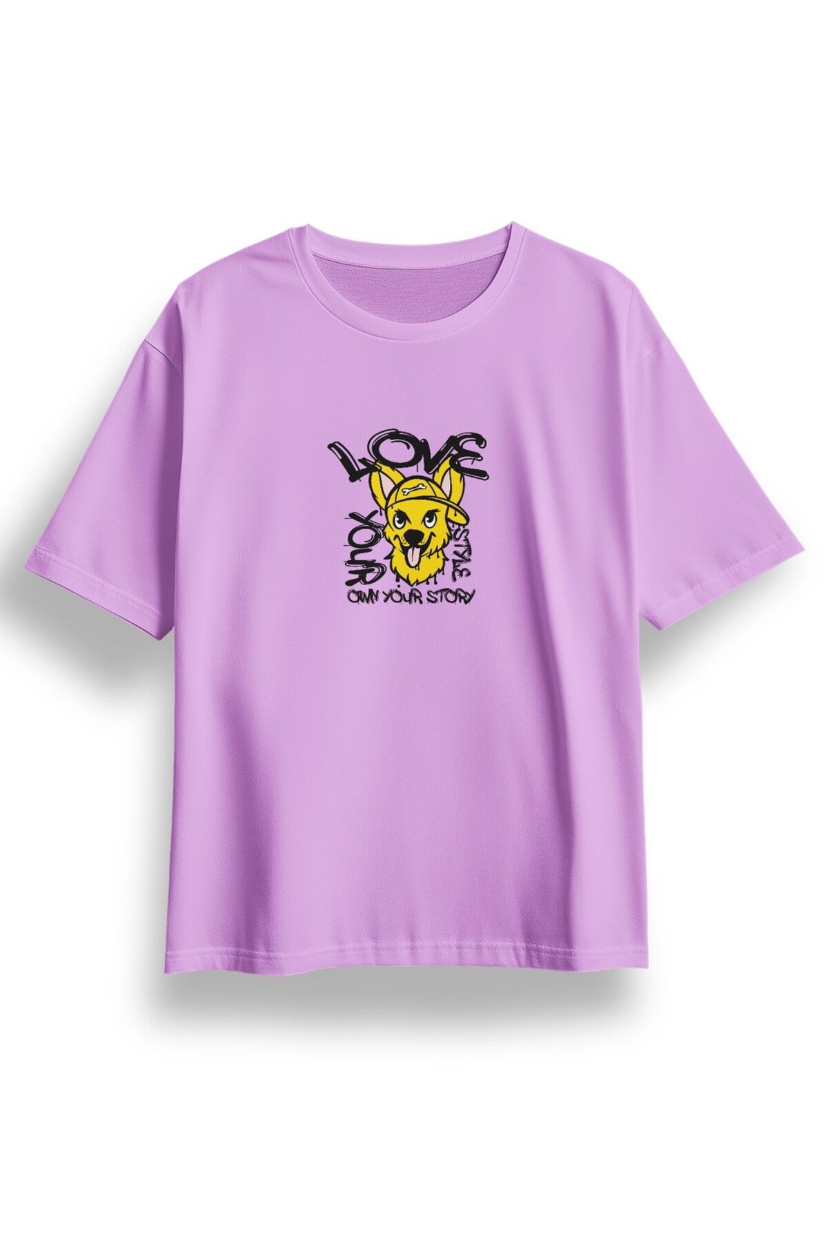 LUMARTA Oversize Your Style Baskılı Tshirt