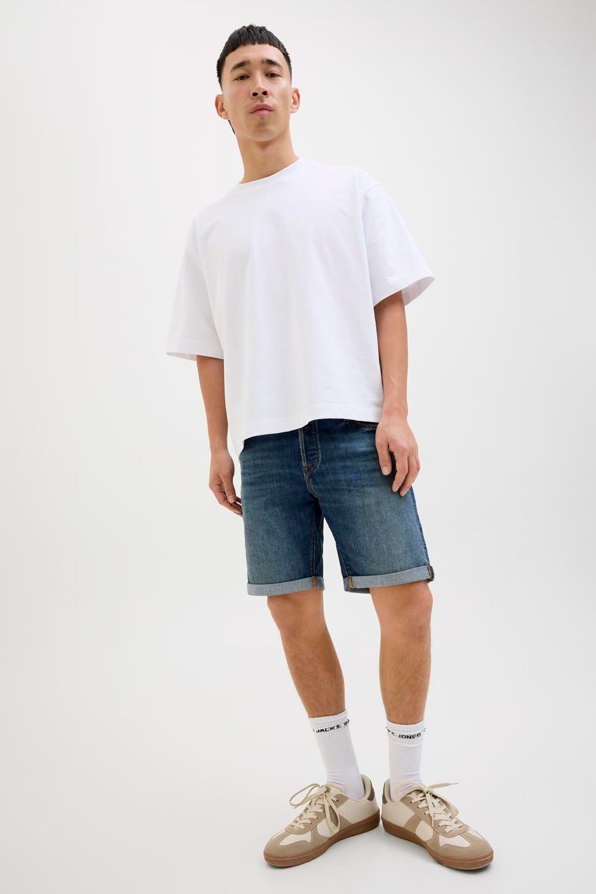 شلوارک مردانه راسته فاق نرمال | جک اند جونز Jack & Jones 12269608 - تصویر 4