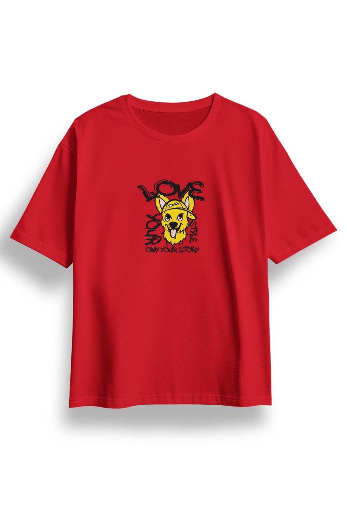 LUMARTA Oversize Your Style Baskılı Tshirt