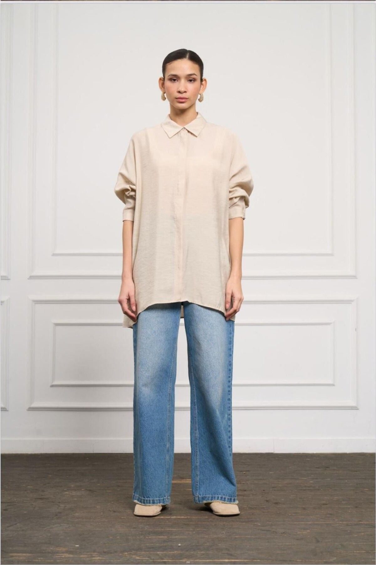 Nuss Y3001 Oversize Basic Gömlek