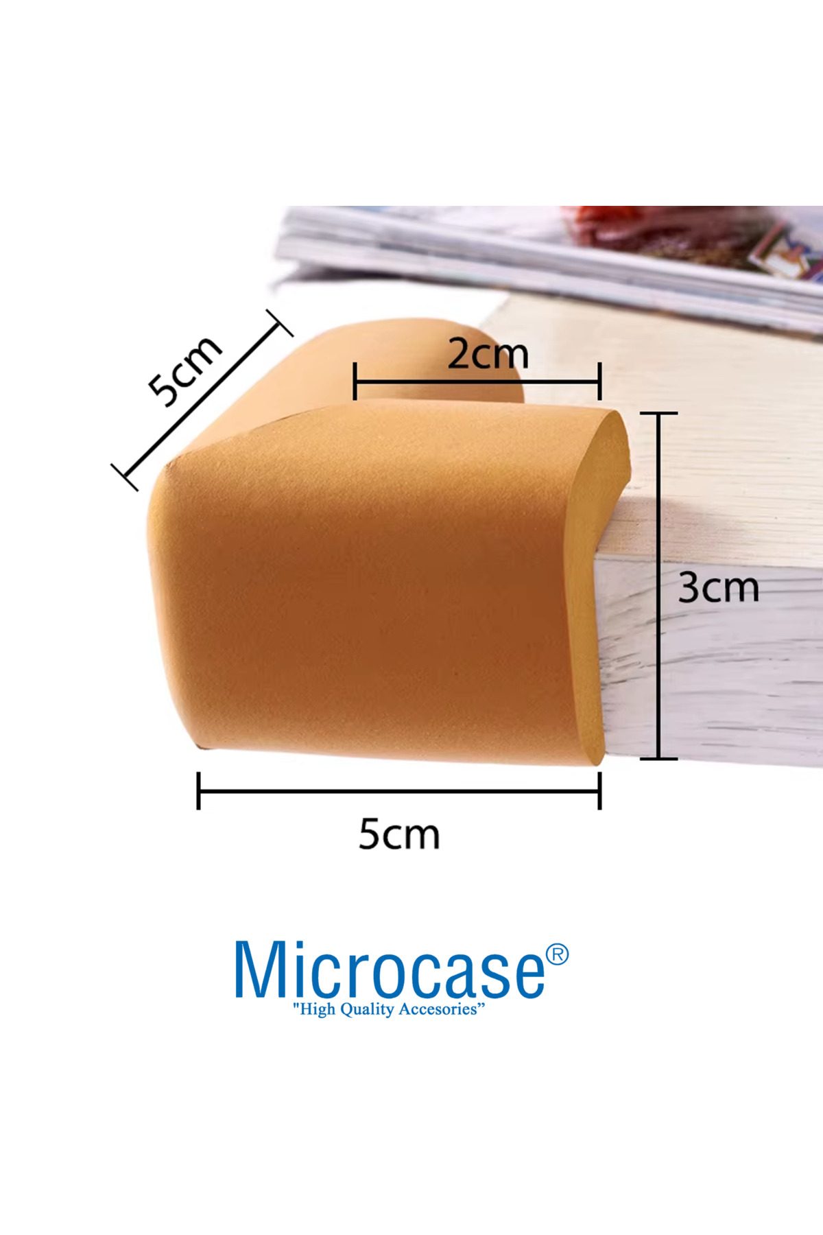 Microcase 3M Yapıştırmalı Sünger Bebek ve Çocuk Köşe Kenar Koruyucu 10in1 Set - AL5235 fotoğrafı 2 (önizleme)