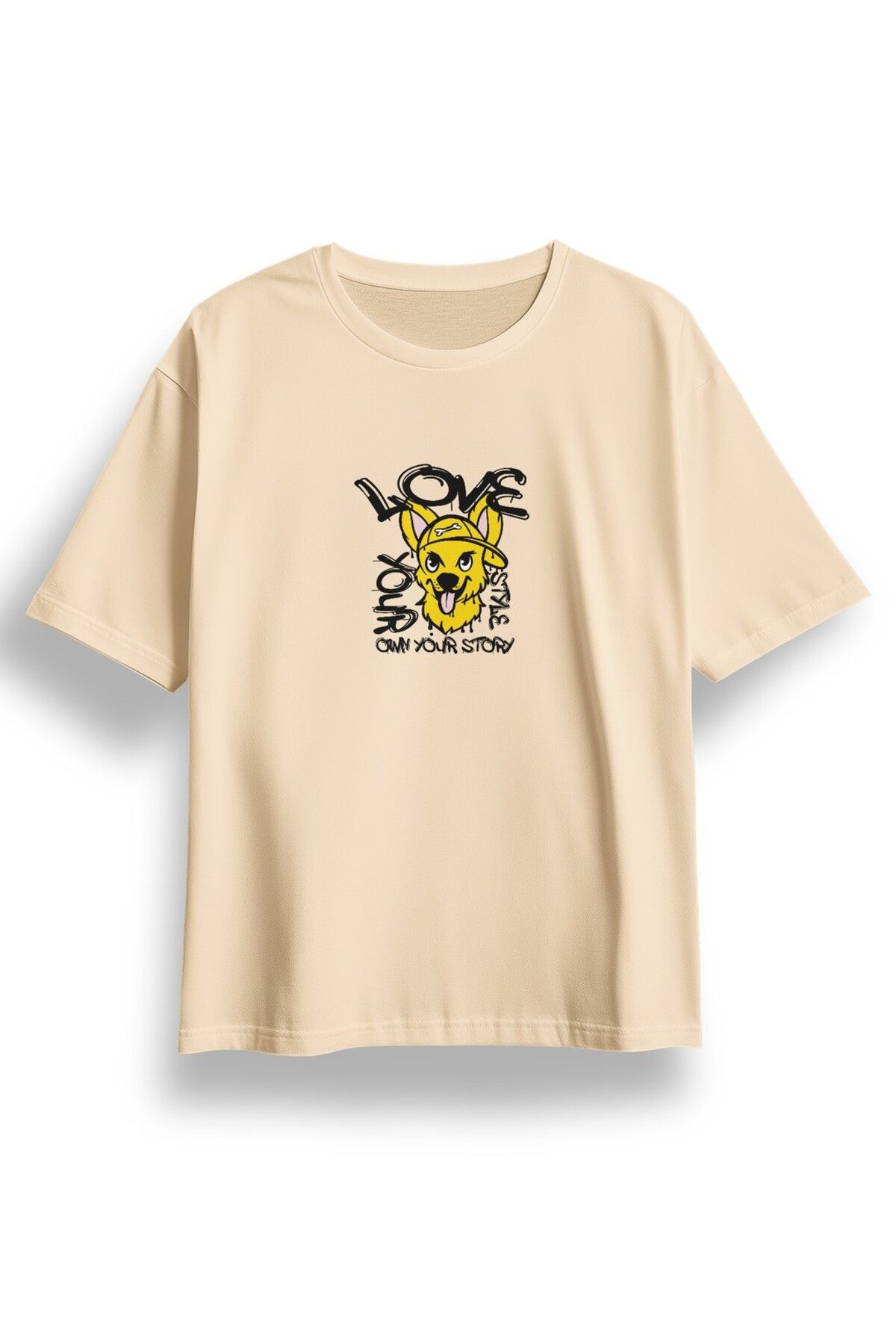LUMARTA Oversize Your Style Baskılı Tshirt