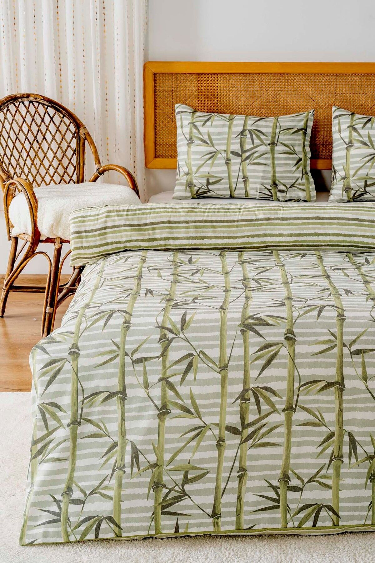 Rivaİstanbul Bamboo Tek Kişilik Nevresim Takımı Pamuklu