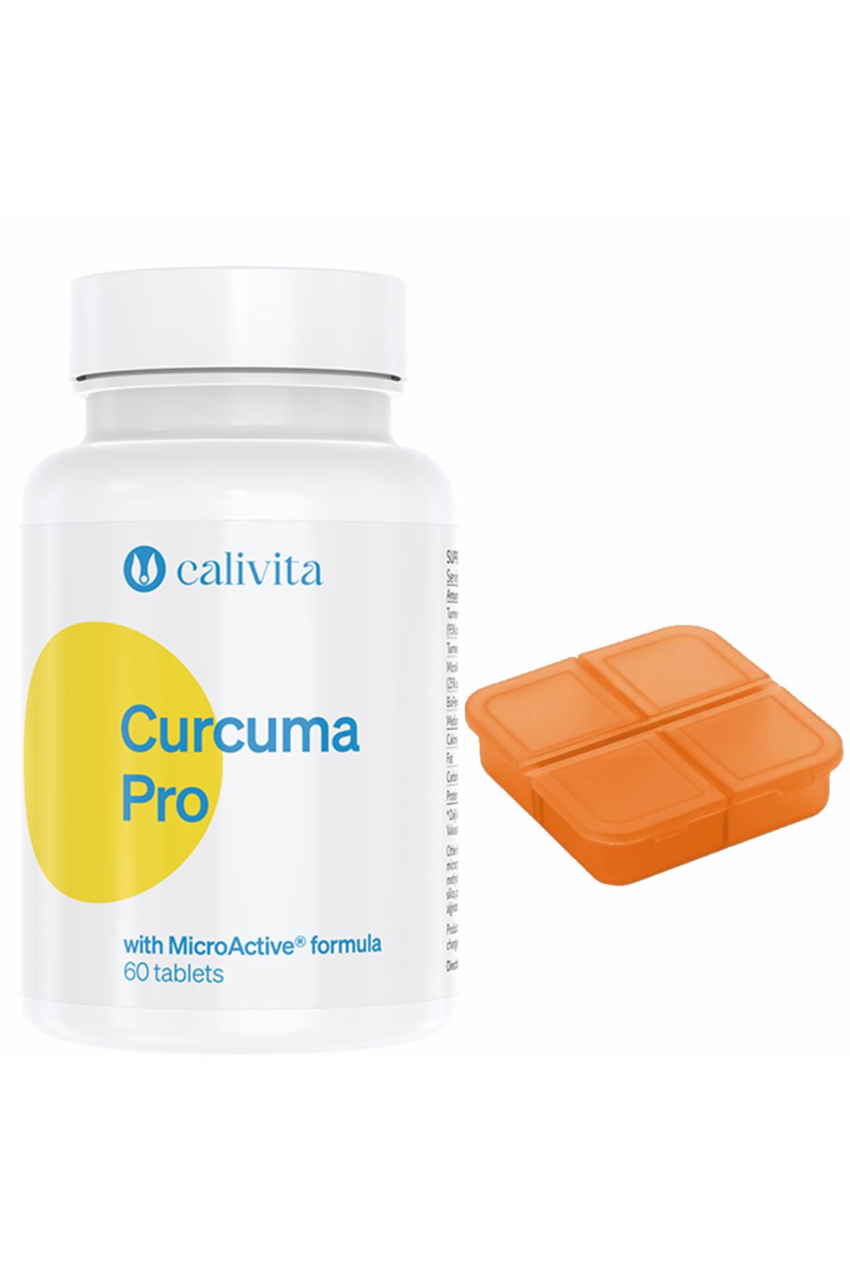 Calivita International Set De Suplimente Alimentare Curcuma Pro, Cutie Cu Pastile, Recomandat Pentru Articulații (60 De Tablete) - Calivita - One Size