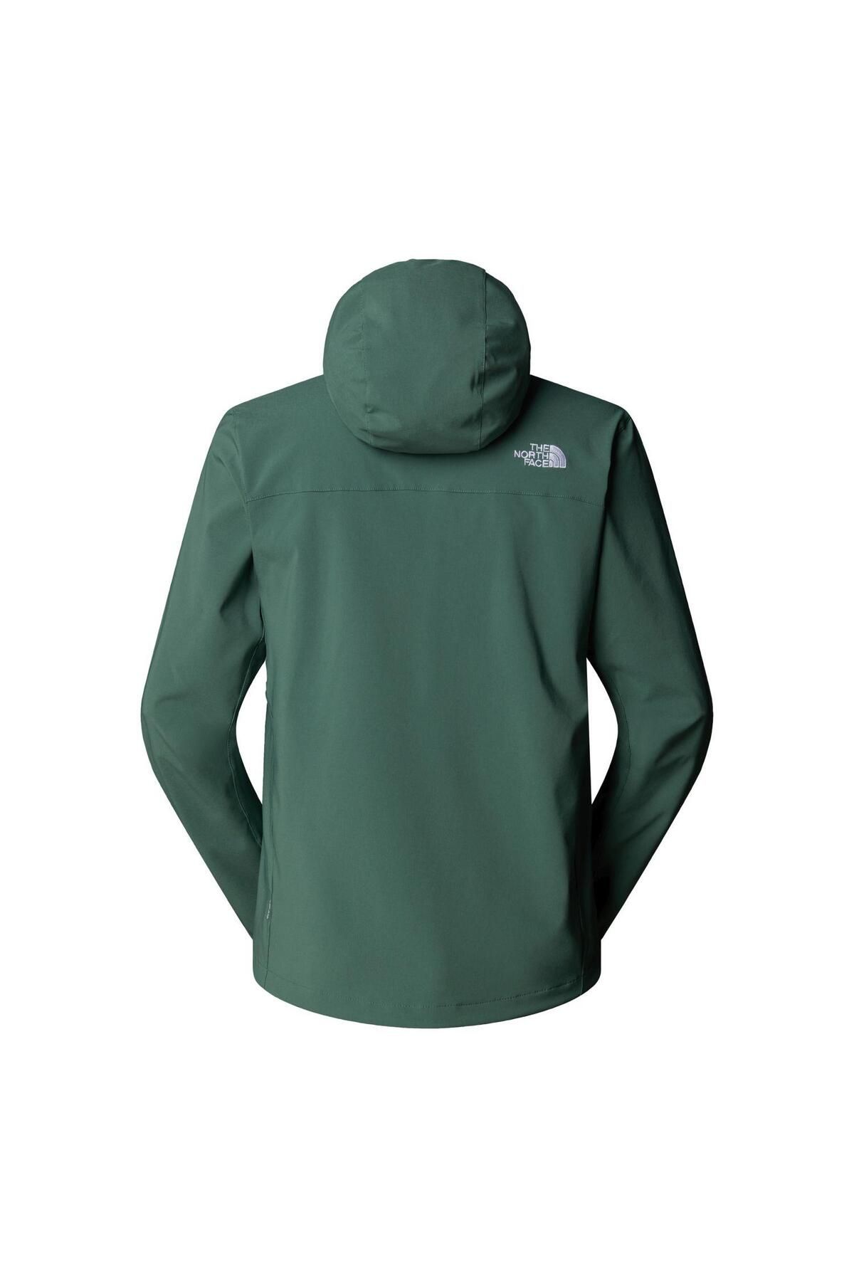 THE NORTH FACE-Nimble Hoodie Softshell Men's Jacket Nf0A8Cd6Hch1 Water Green-M 2