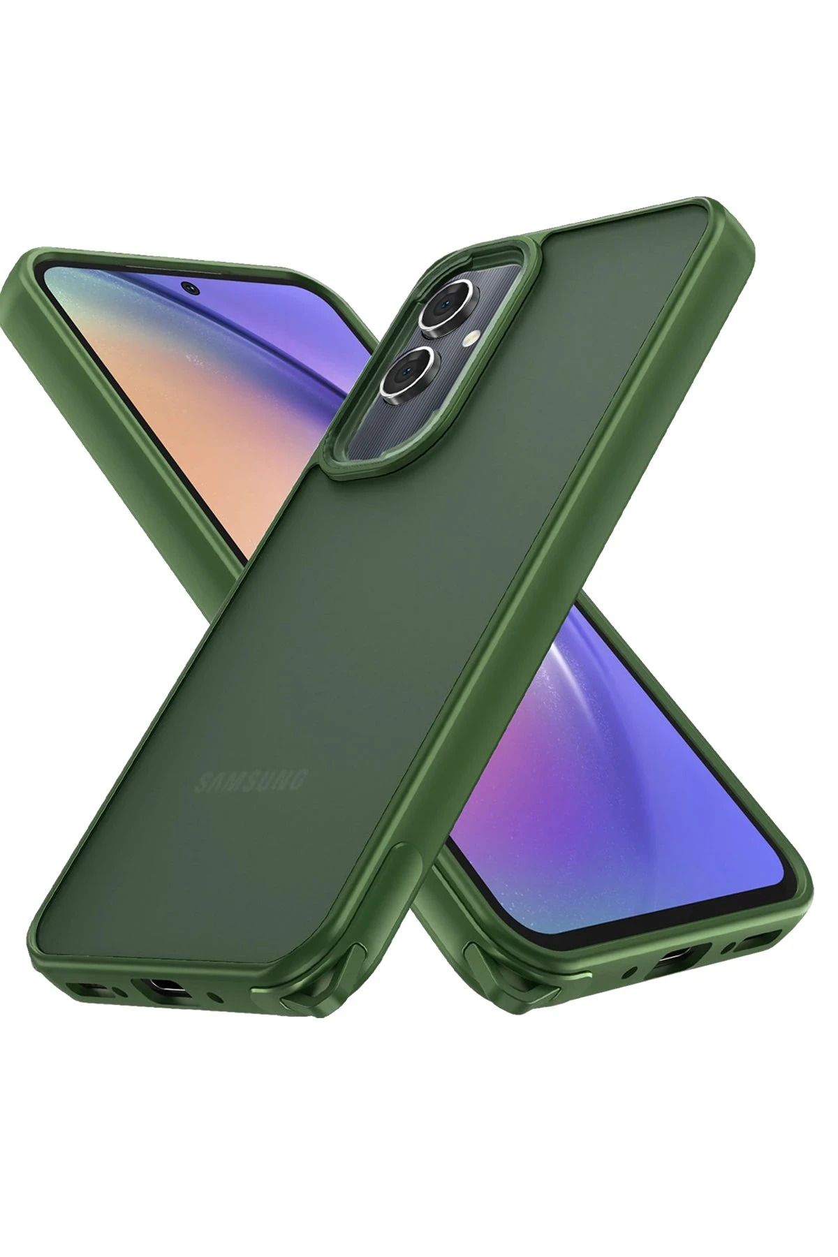 NewFace Samsung Galaxy A05 Kılıf Elegant Kapak - Yeşil YNSMR