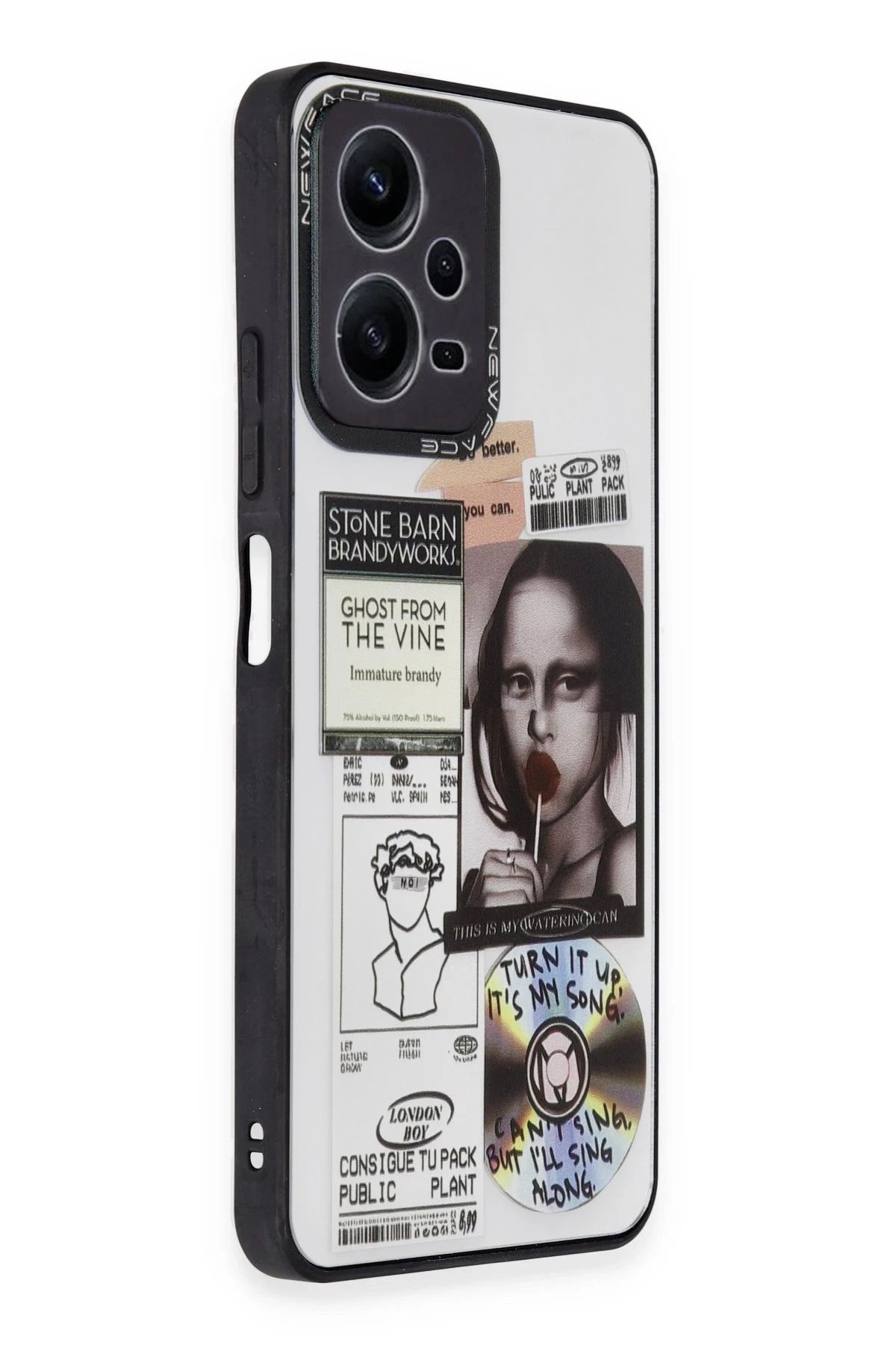NewFace Xiaomi Redmi Note 12 5G Kılıf Mirror Desenli Kapak - Mirror - 2 YNSMR
