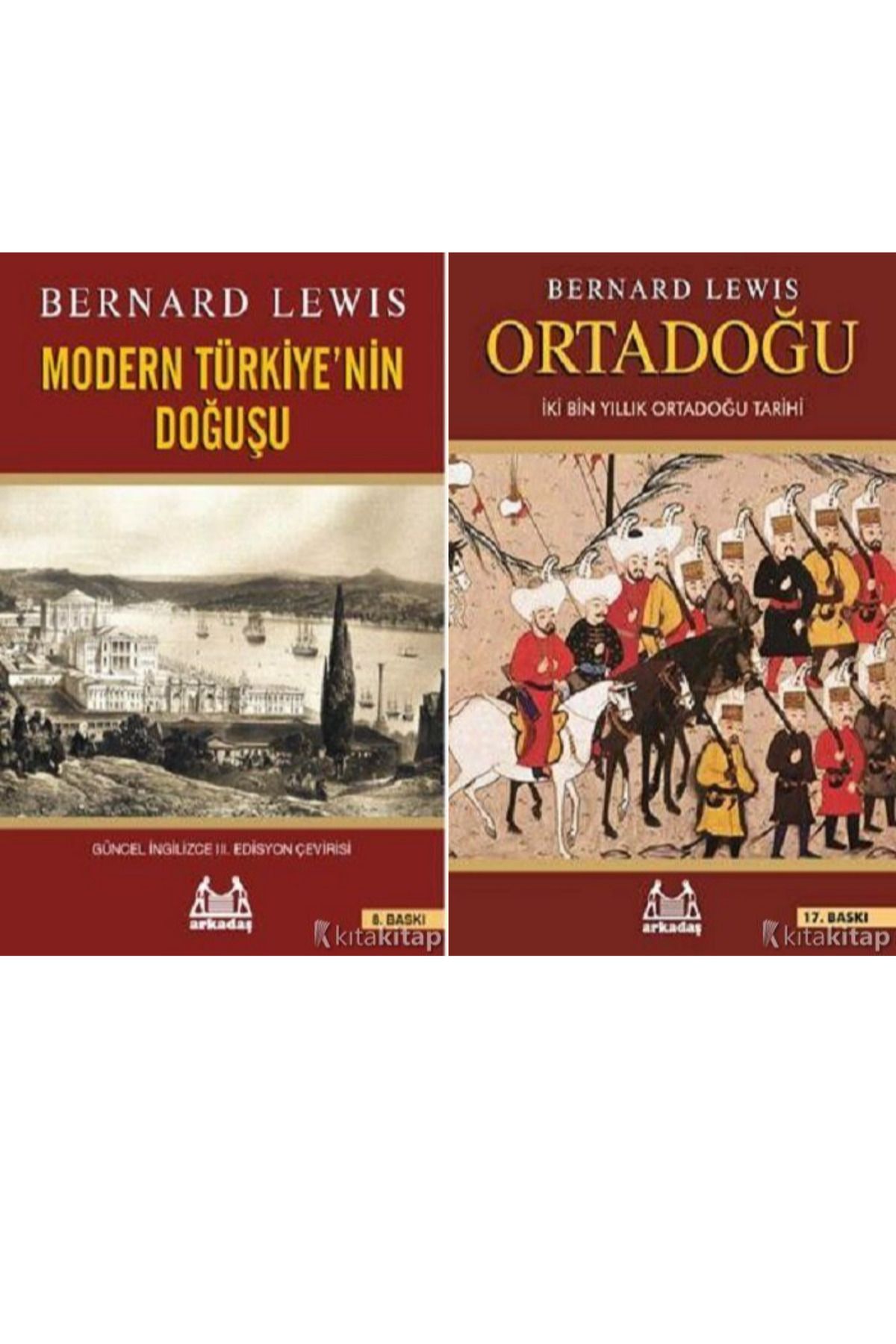 Türk Dil Kurumu Yayınları Ortadoğu-Modern Türkiye’nin Doğuşu BERNARD LEWIS ARKADAŞ YAYINLARI İKİLİ MUHTEŞEM SET