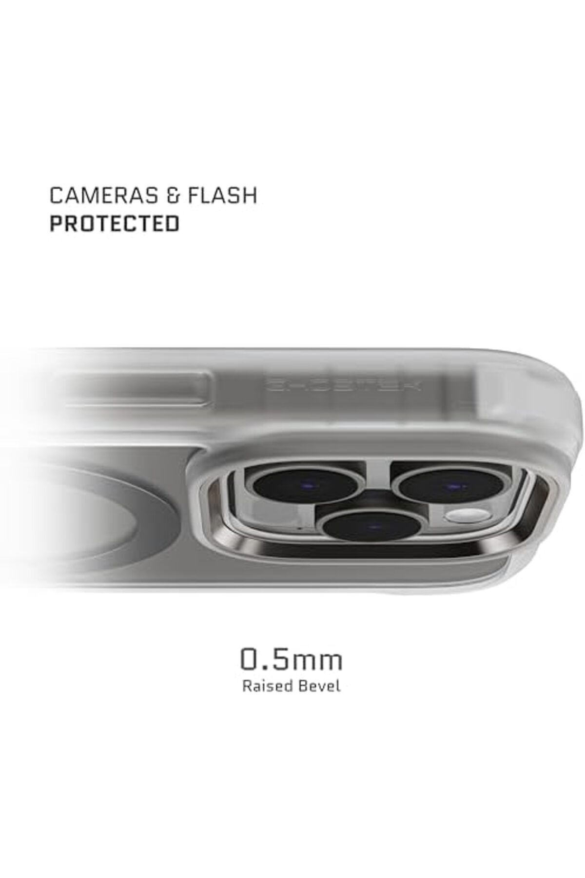 Ghostek-جراب شفاف لهاتف iPhone 16 Pro - متوافق مع ملحقات MagSafe، سيليكون مقاوم للصدمات، 6