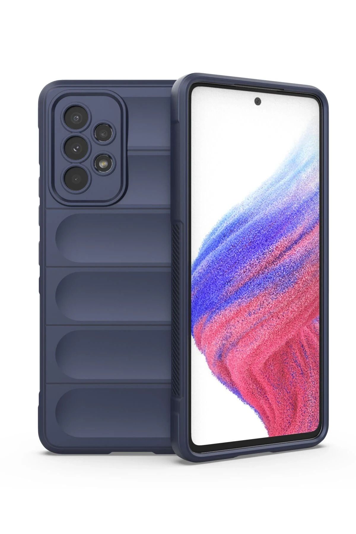 NewFace Samsung Galaxy A53 5G Kılıf Optimum Silikon - Lacivert YNSMR