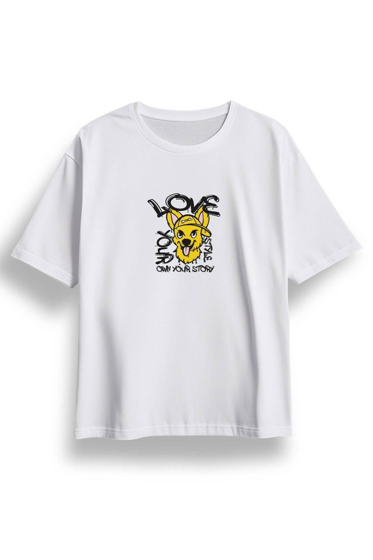 LUMARTA Oversize Your Style Baskılı Tshirt