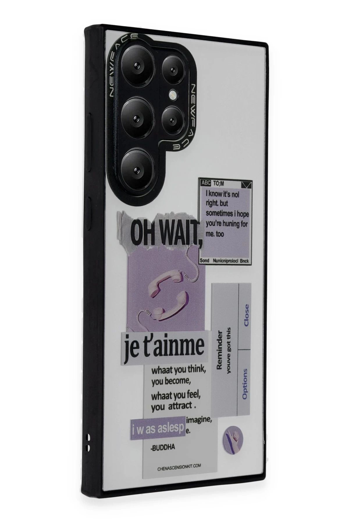 NewFace Samsung Galaxy S23 Ultra Kılıf Mirror Desenli Kapak - Mirror - 4 YNSMR