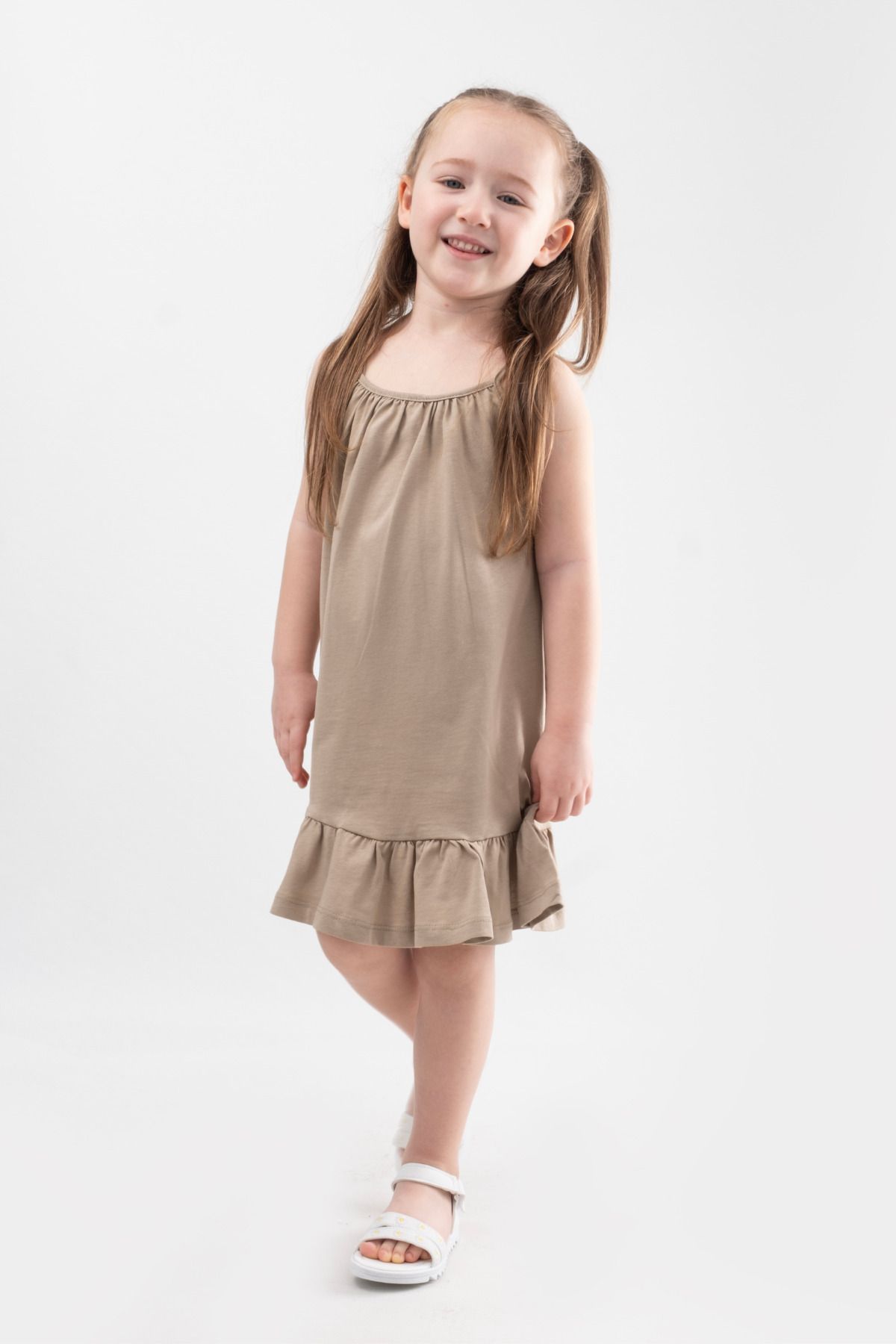 Vauva Rochie Pentru Fete Cu Bretele Rochie 100% Bumbac Femeie - 4–5 years