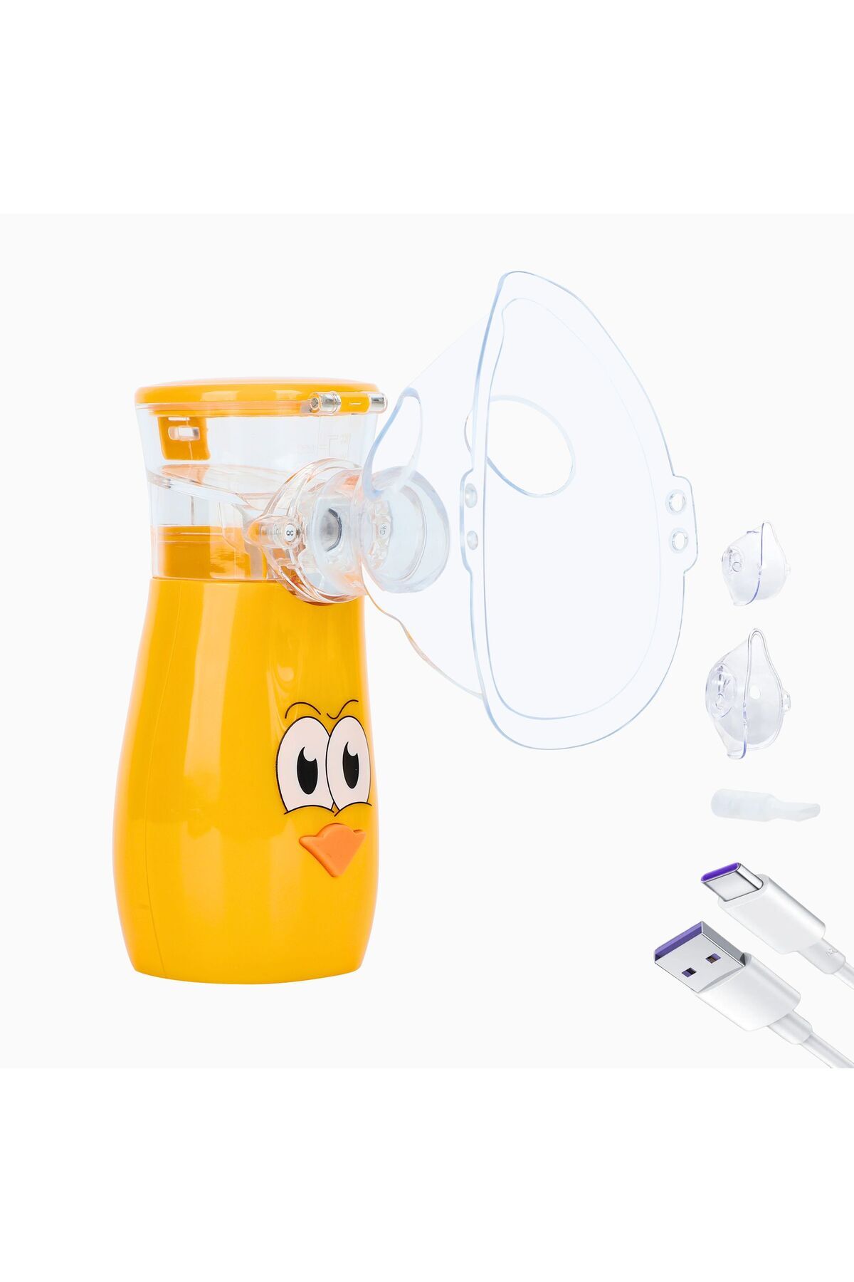 e-Wantay-e-Wantay® Portable Ultrasonic Aerosol Device, 3 Modes, Mesh, 600mAh, 2 Masks + Mouthpiece 12