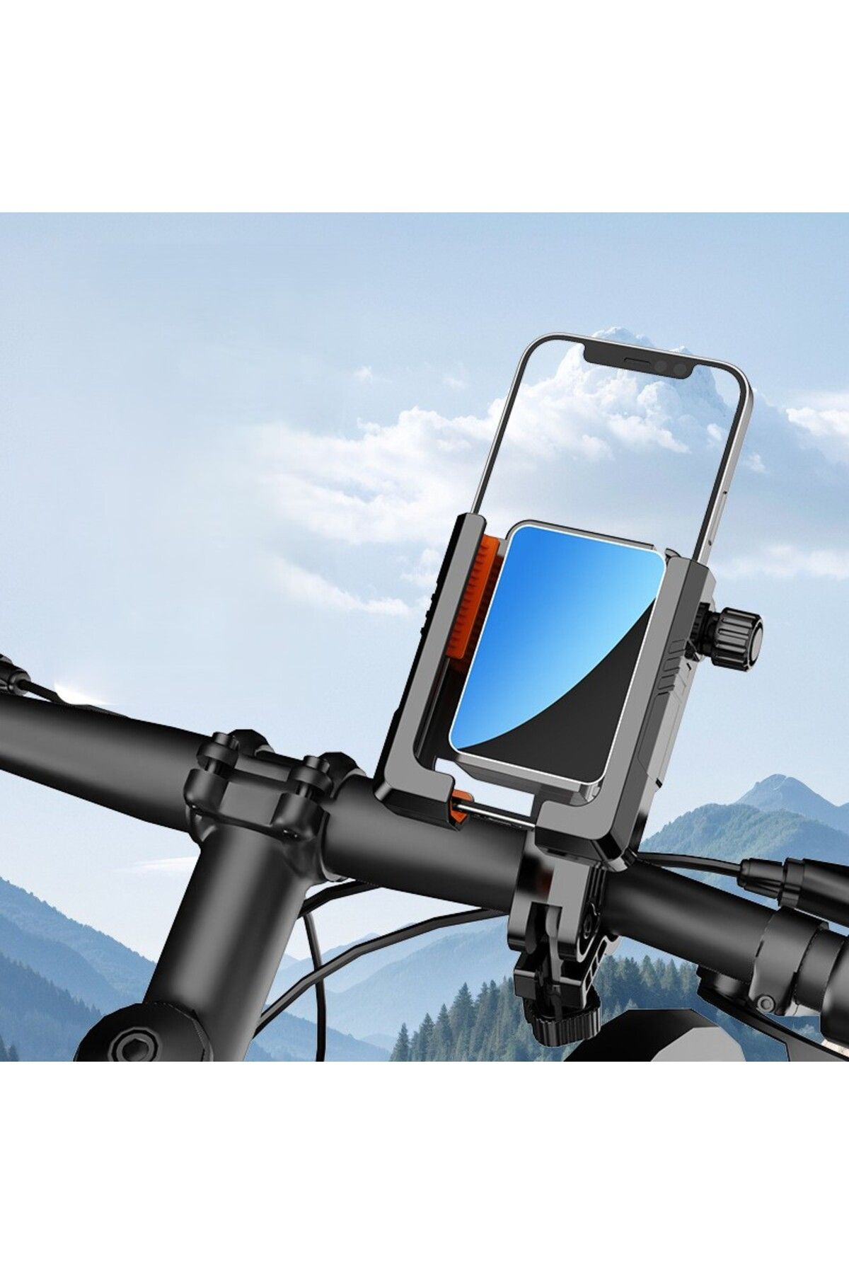 Protonust Yeni Nesil Ayarlanabilir Bisiklet Scooter Motosiklet Motorsiklet Gidon Bağlantılı Telefon Tutucu