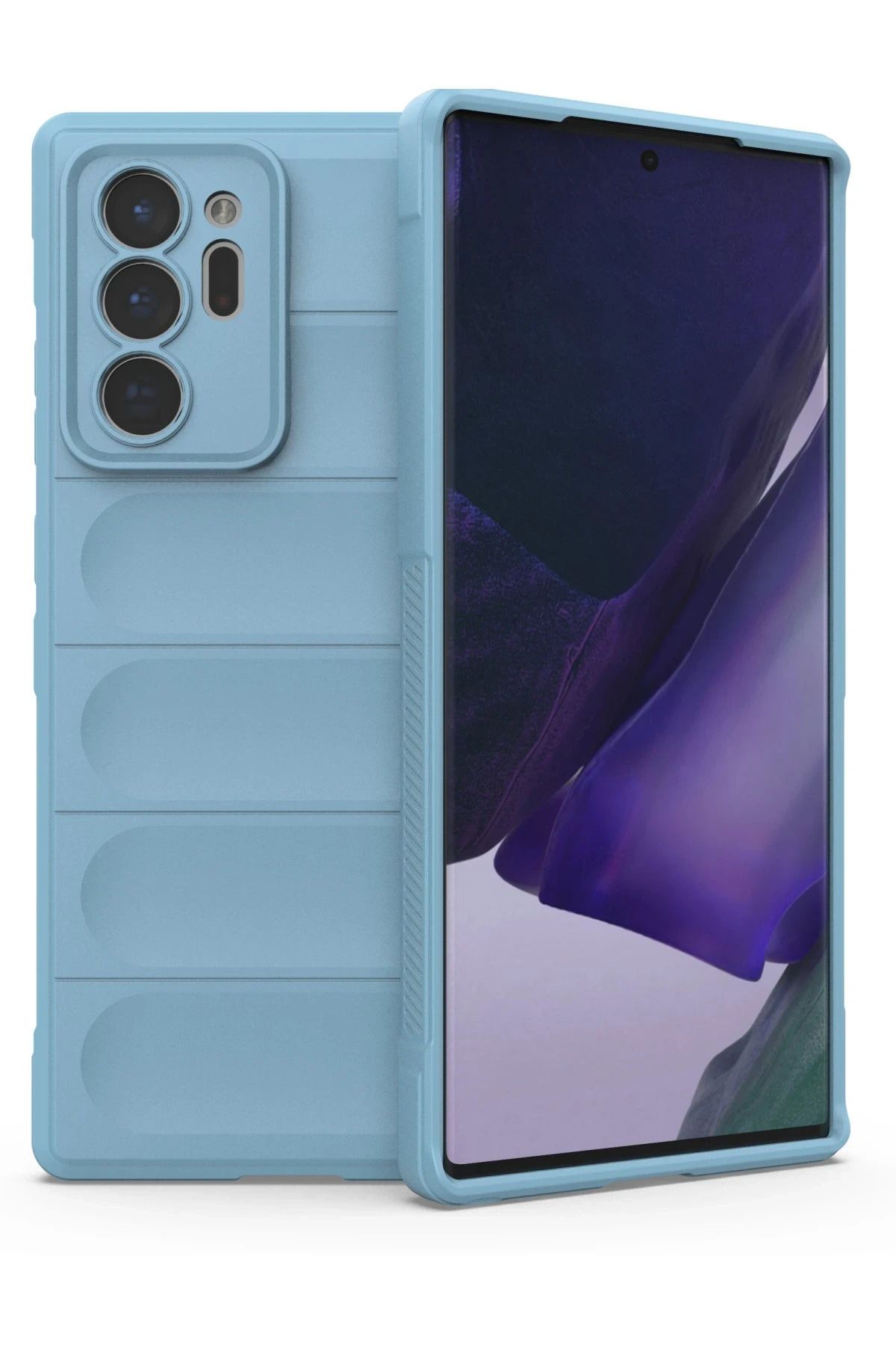 NewFace Galaxy Note 20 Ultra Uyumlu Kılıf Optimum Silikon - Sky Blue JOJUA