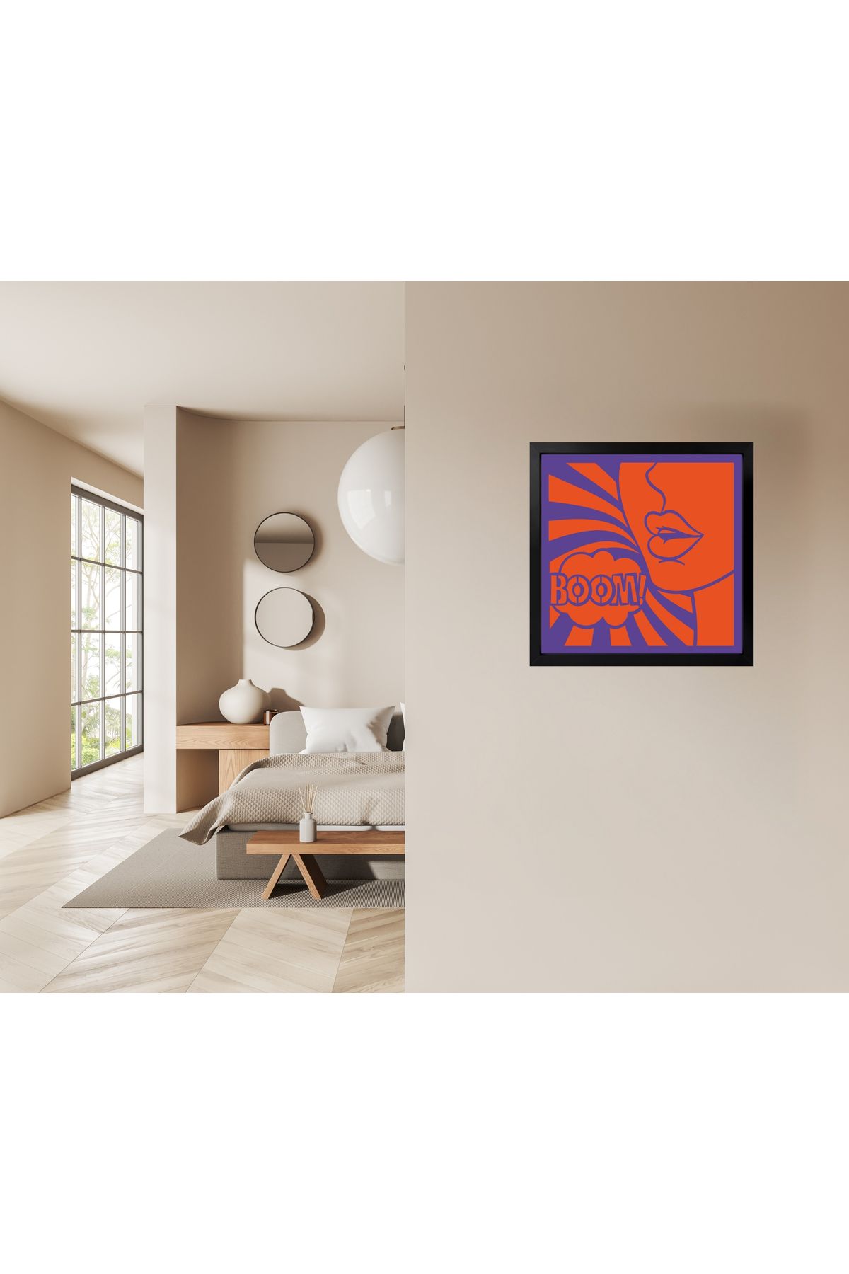 Grand Fine Art Çerçeveli Renkli Akrilik Tablo Pop Art