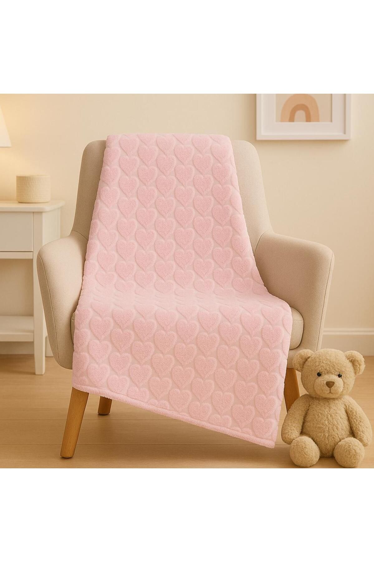 Cotton's Baby Embos Baskılı Bebek Battaniyesi 100x120 cm
