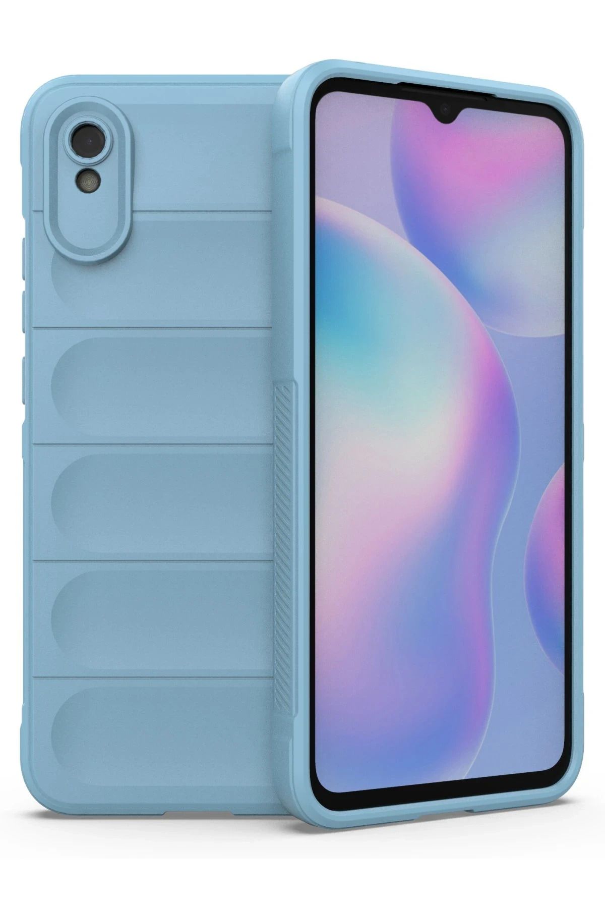 NewFace Xiaomi Redmi 9A Kılıf Uyumlu Silikon - Sky Blue JOJUA