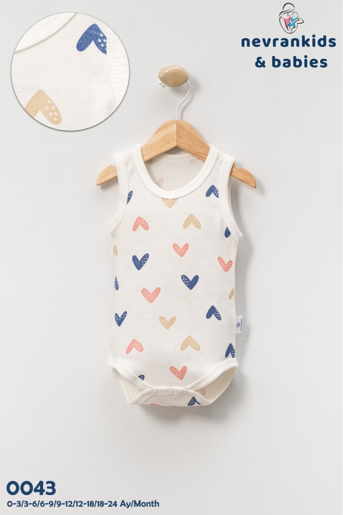 nevrankids Yenidoğan Bebek Çocuk 3 Parça Body Zıbın Set fotoğrafı 4 (önizleme)