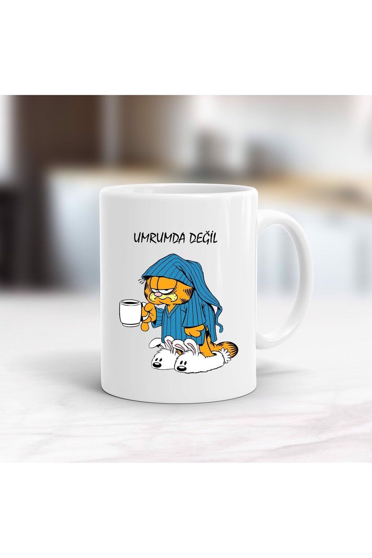 BİBANAPROMOSYON Garfield Umrumda Değil - Kupa Bardak