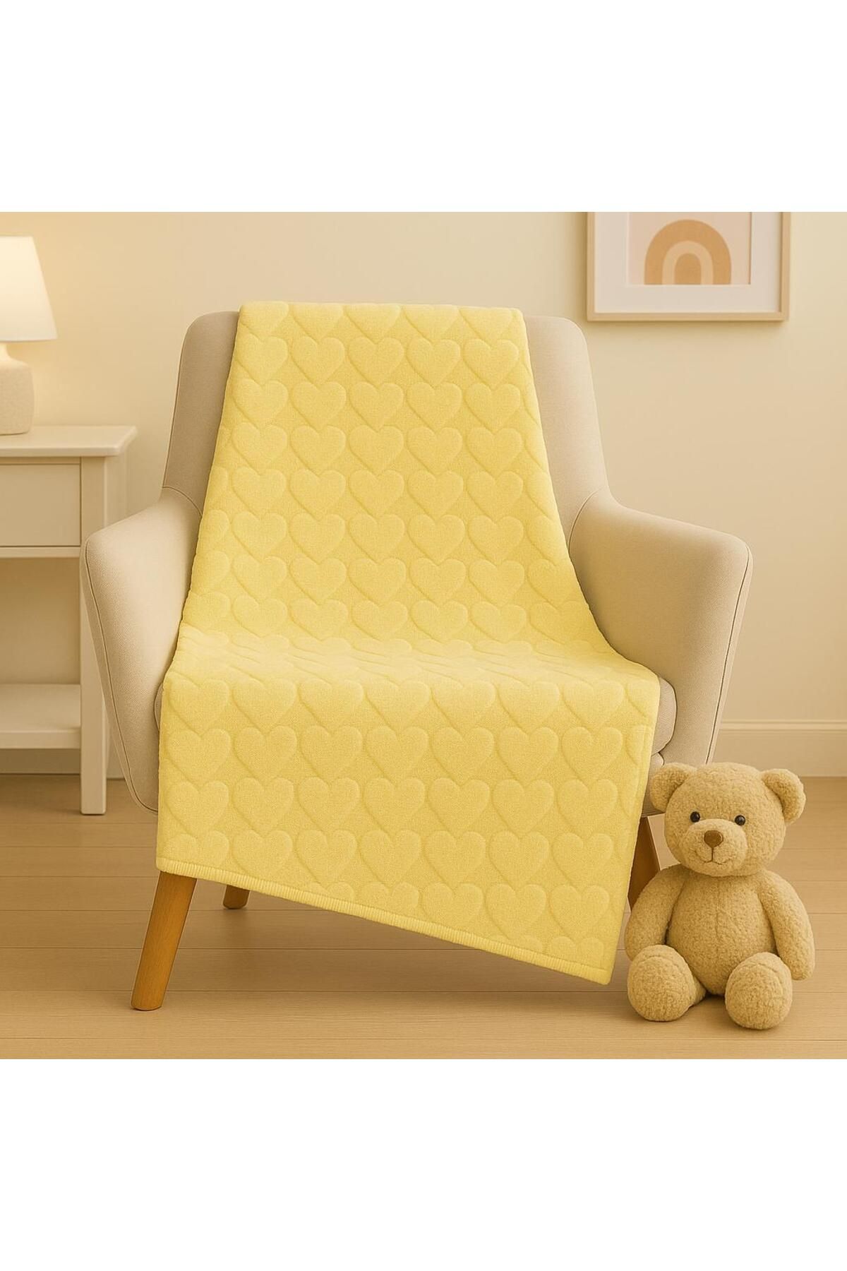 Cotton's Baby Embos Baskılı Bebek Battaniyesi 100x120 cm