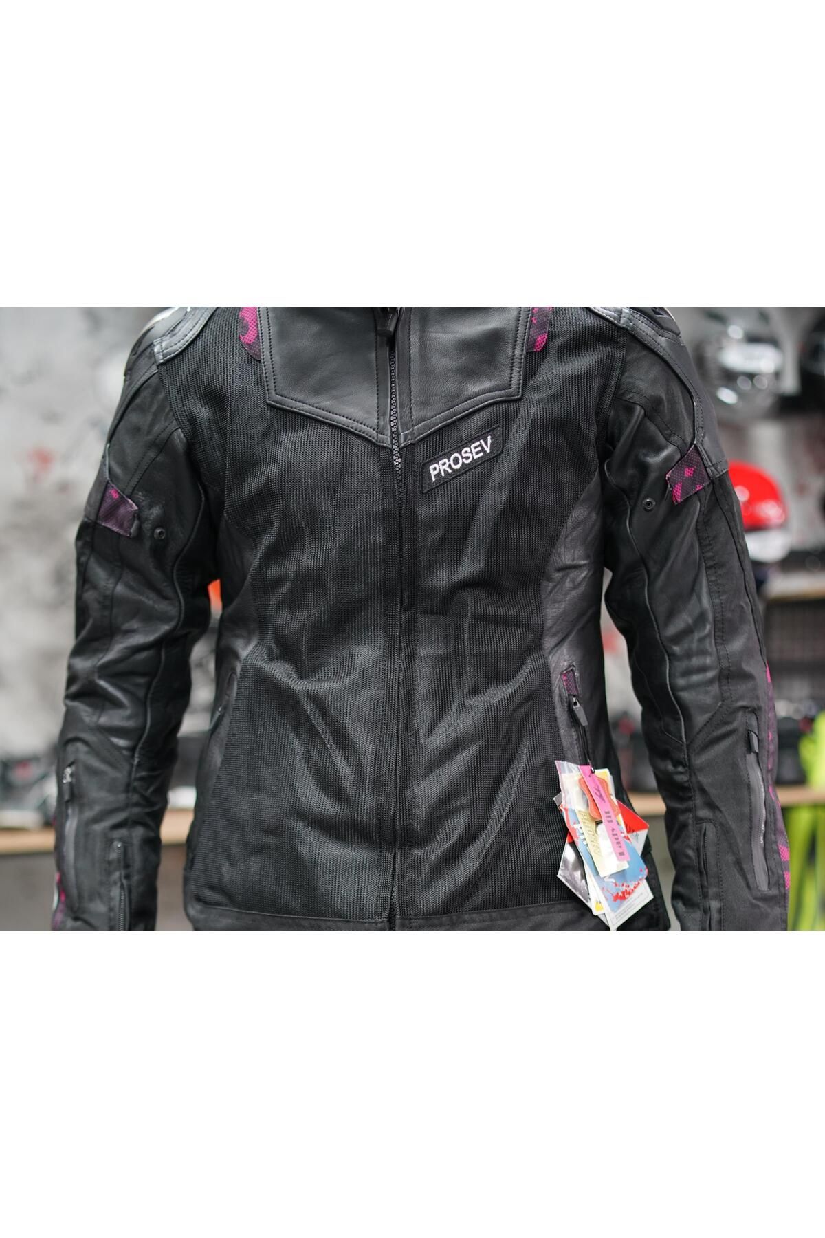 Prosev V51a-rose-w Leather 4 Mevsim Mont Siyah