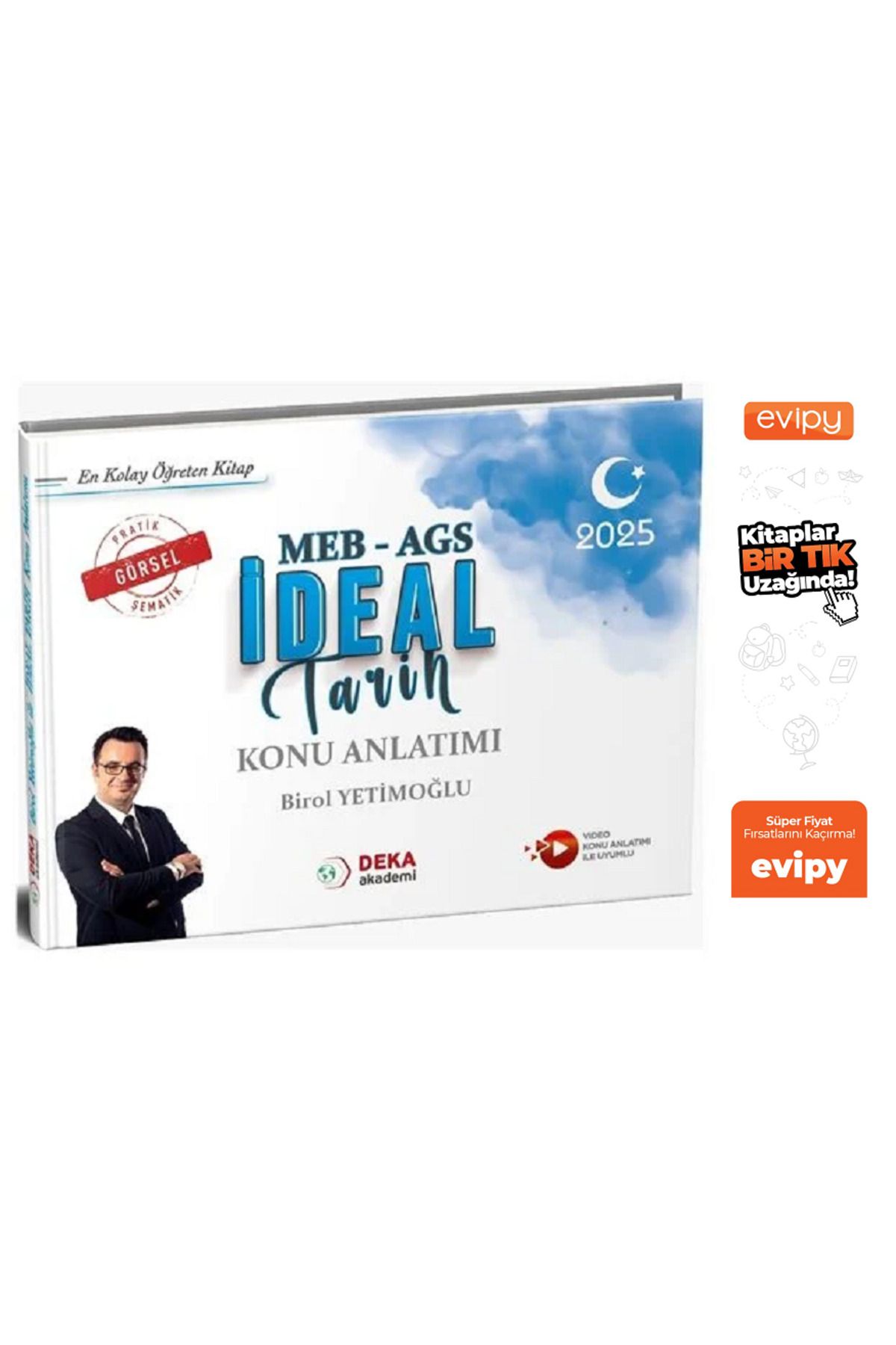 İndeks Akademi Yayıncılık 2025 MEB-AGS İdeal Tarih Konu Anlatımı - Birol Yetimoğlu Ayraç Hediyeli