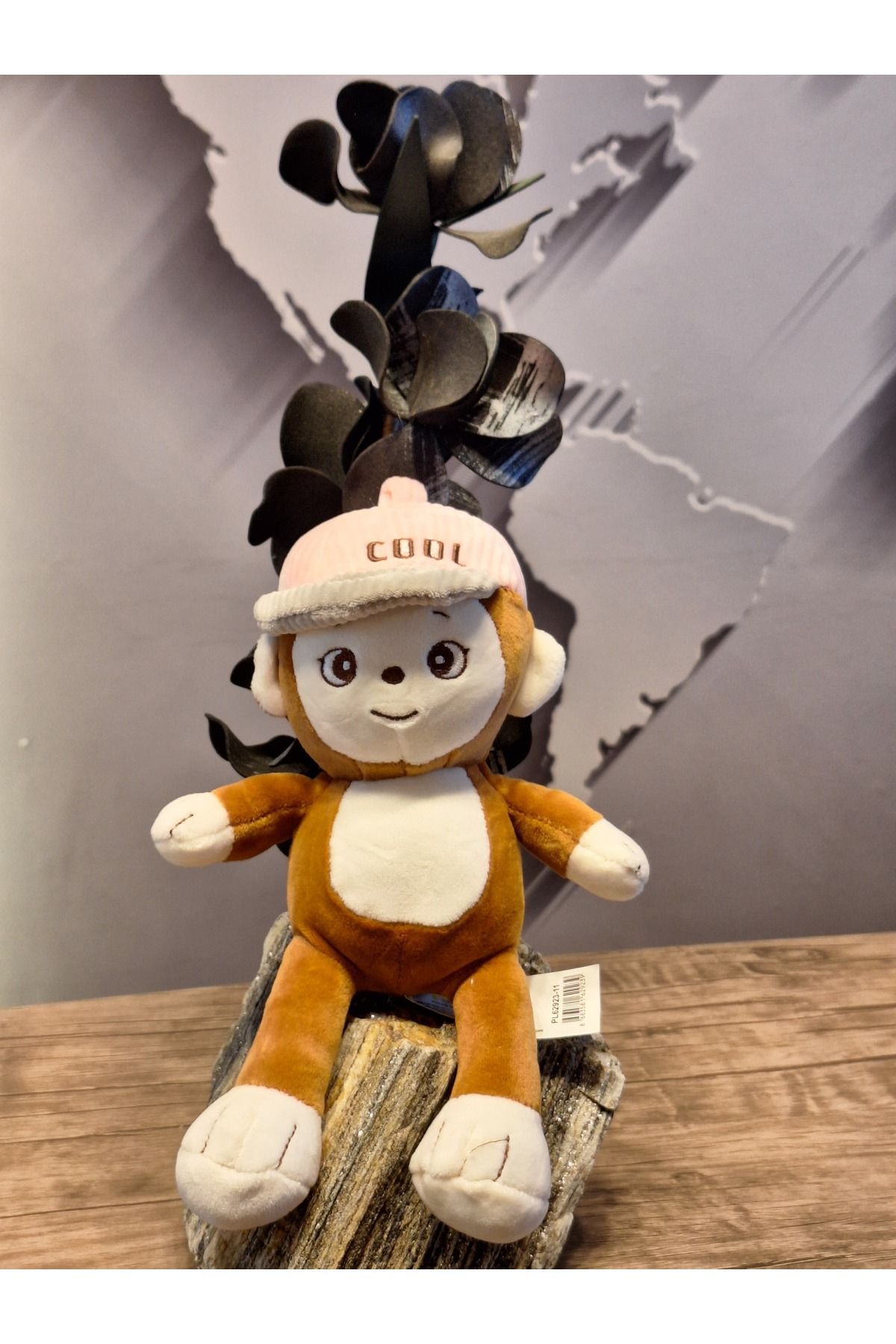 Halley Peluş Oyuncak COOL ŞAPKALI MAYMUN PELUŞ OYUNCAK
