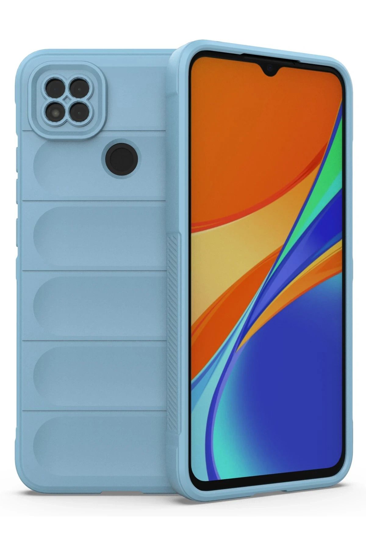 NewFace Xiaomi Redmi 9C Kılıf Optimum Silikon - Sky Blue NRMSA