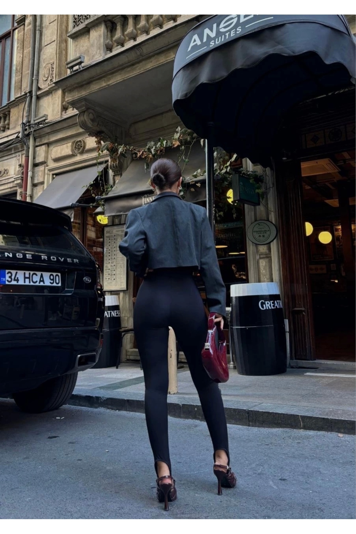 MODA-Recovery Fuzo Tights with Lycra Foot Detail - Black 2
