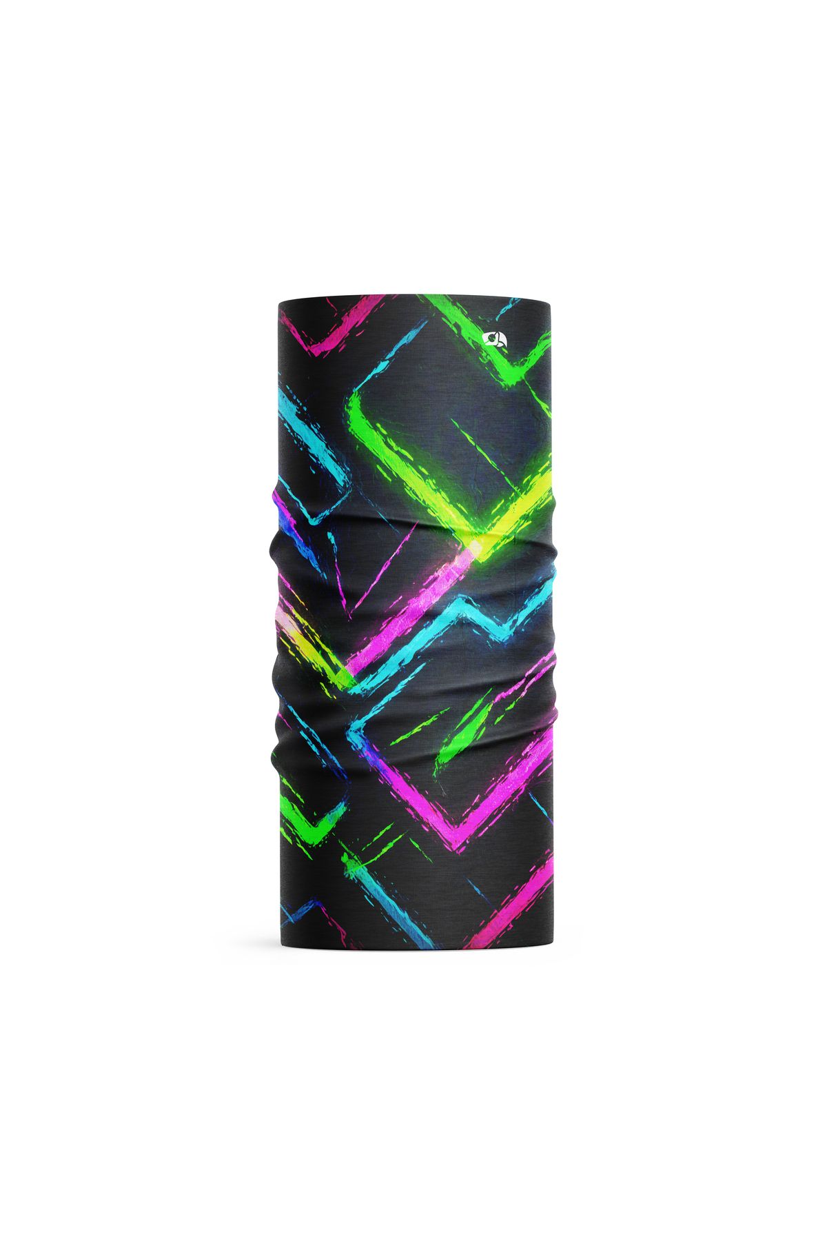 FG KONNİCHİWA SANATSAL GEOMETRİK ALEVLİ DESENLİ Bandana Outdoor Boyunluk Motosiklet Kadın Erkek buff Bandana